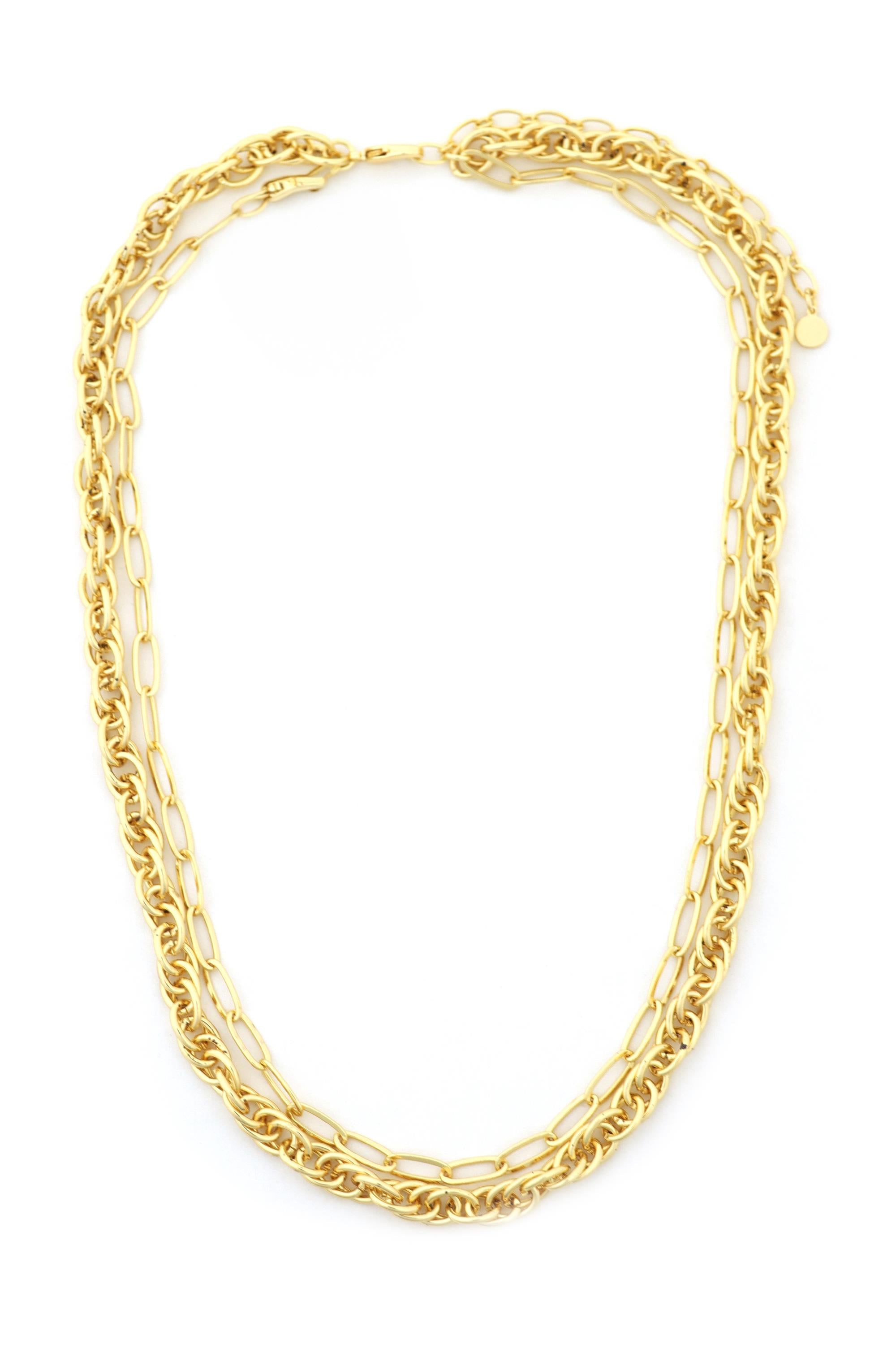 16 In 2 Layer Neck Gold Chain Design – South Moon Under