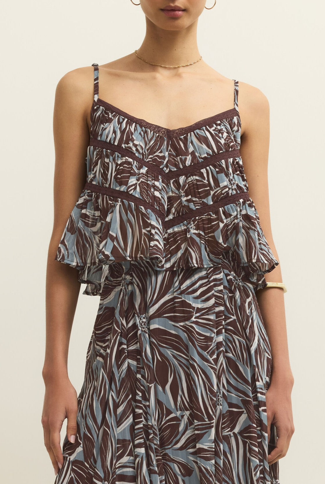 Z Supply Casey Zinn Floral Tank L