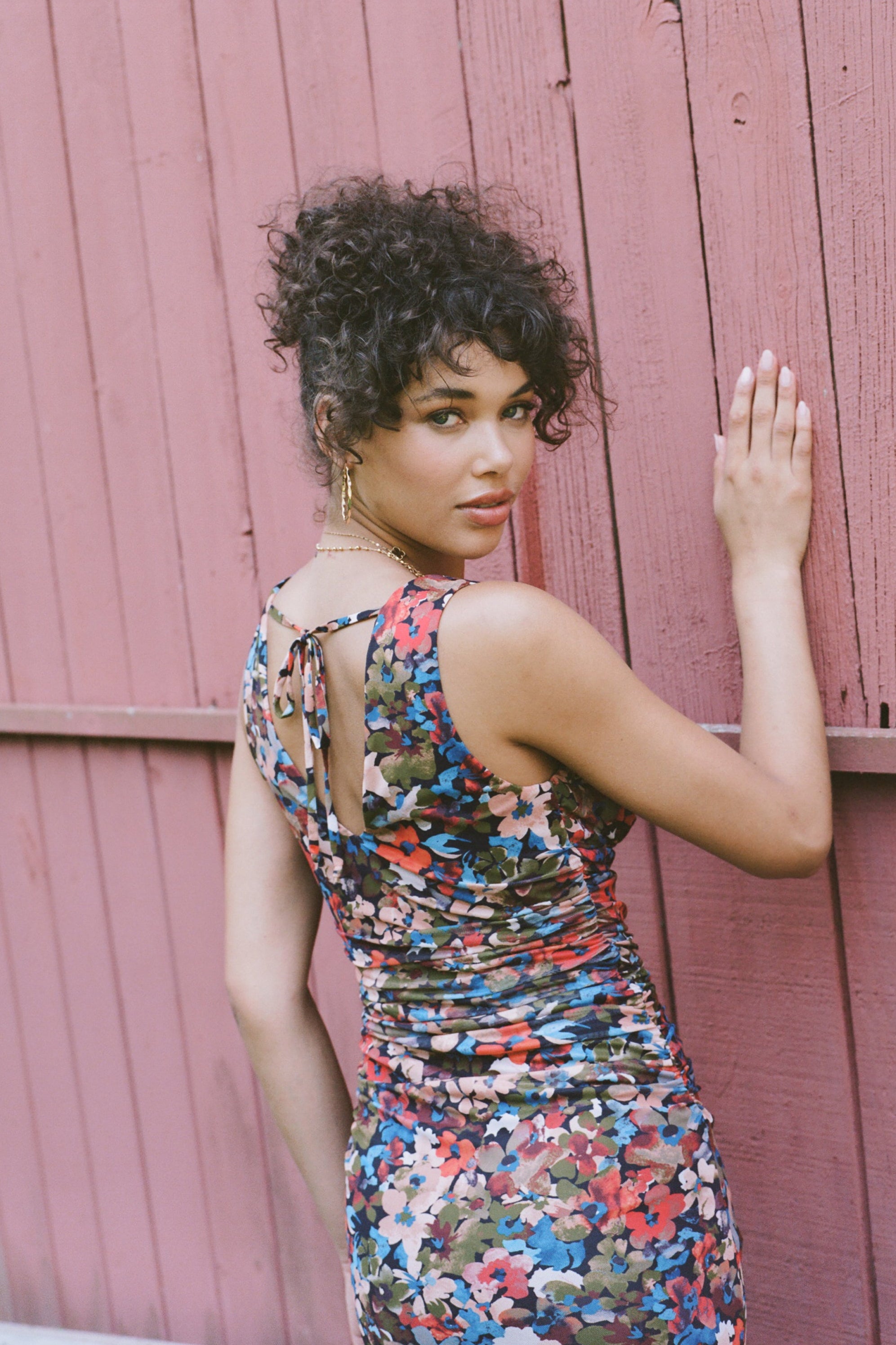 Lola Tank Mesh Midi Dress