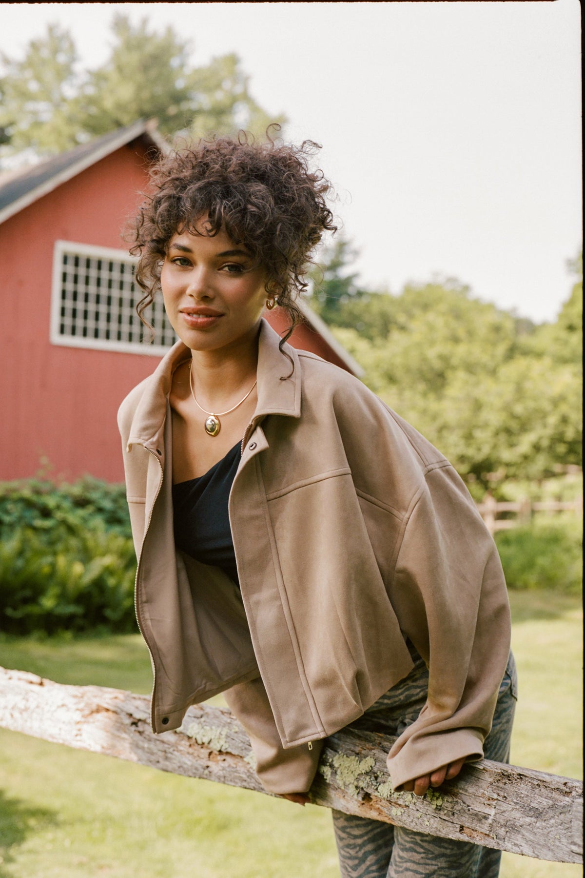 Sammi Bubble Suede Jacket