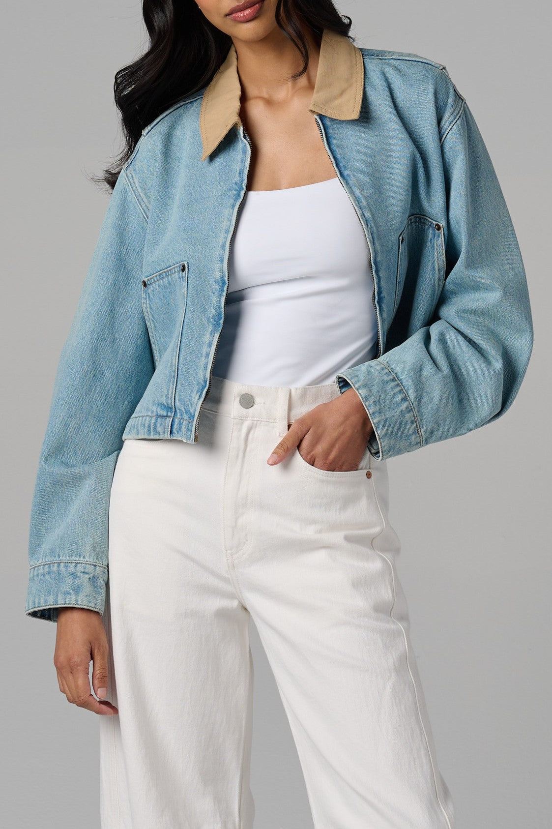 Coffee Run Denim Barn Jacket