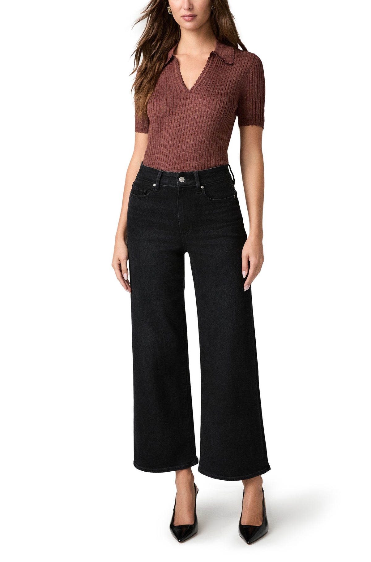 Anessa Wide Leg Jean In Yacht Club