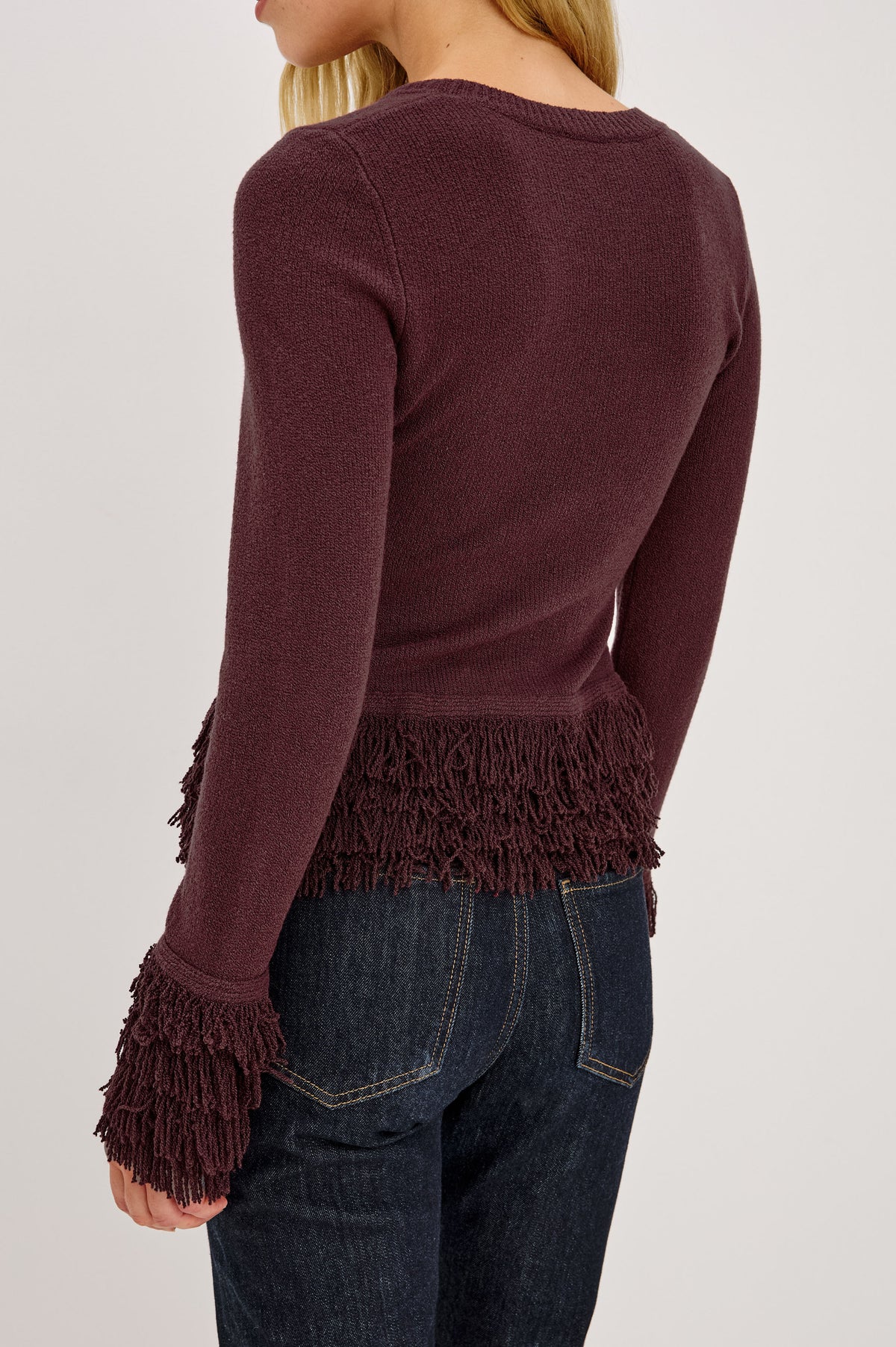 Carmen Sweater In Wine
