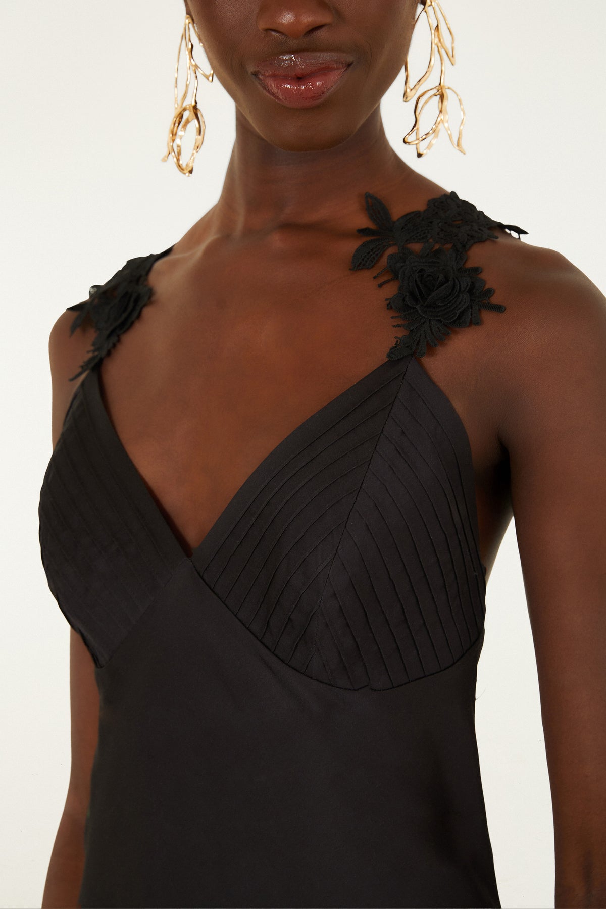 Black Maxi Slip Dress