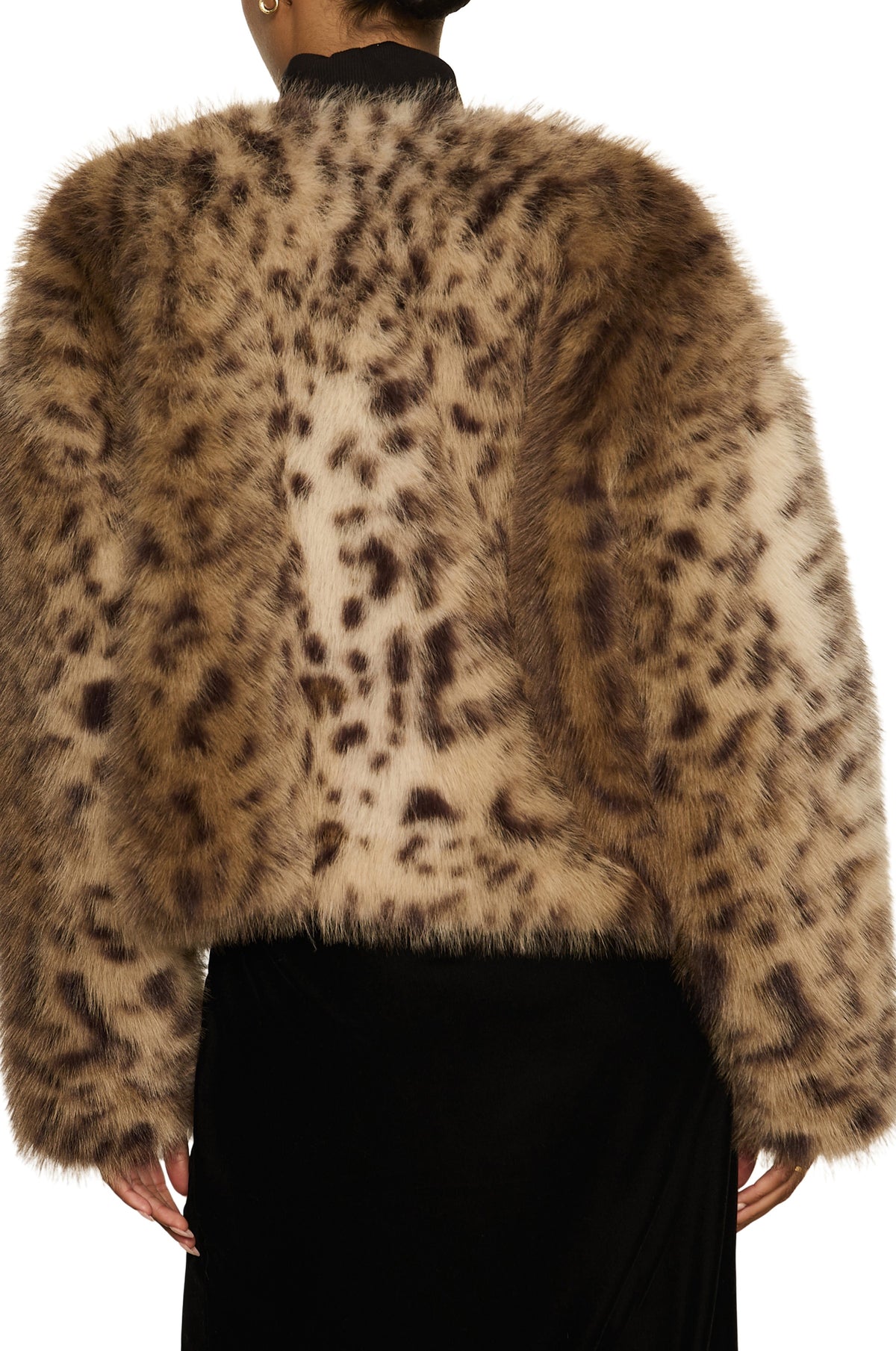 Collarless Everest Fur Jacket