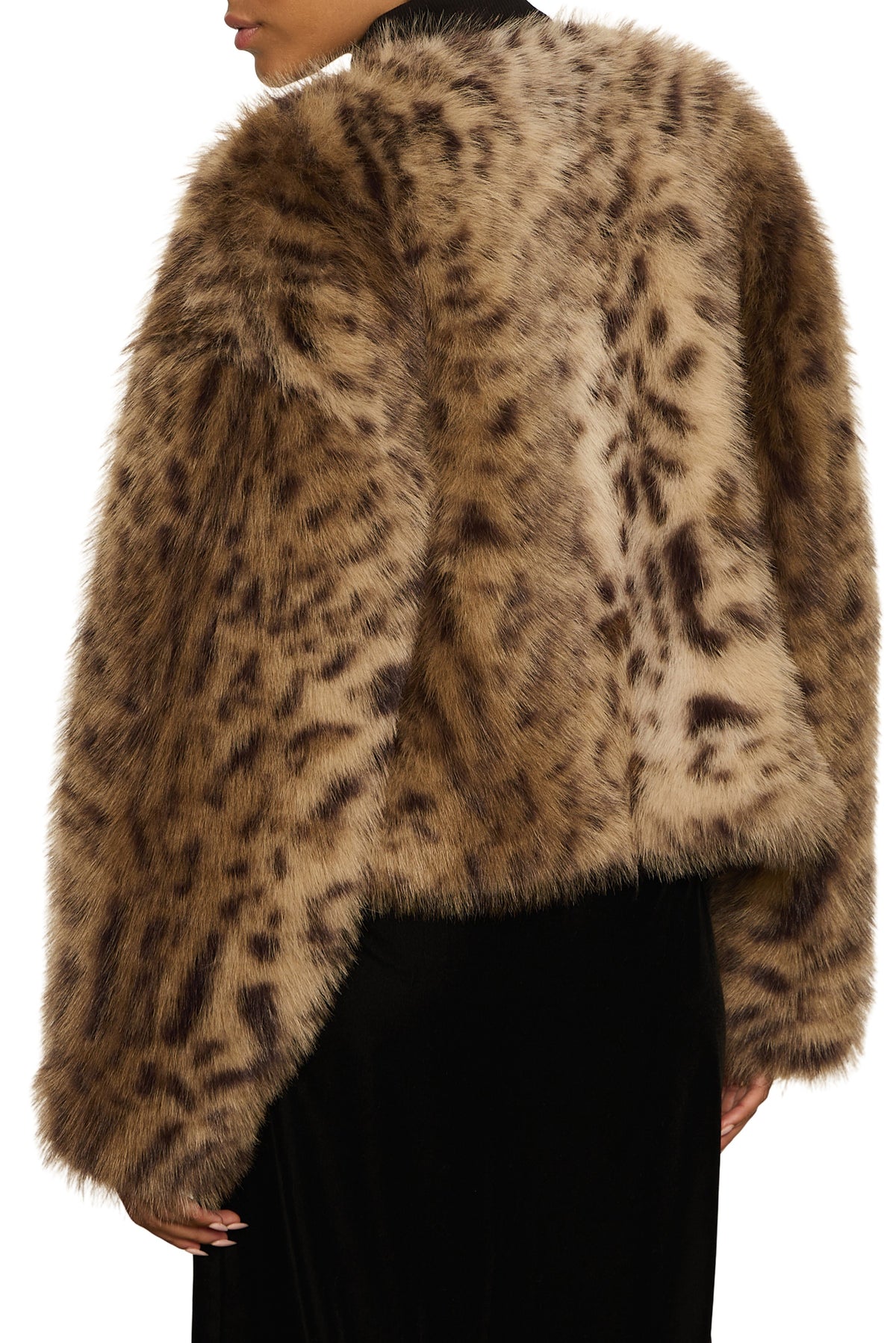 Collarless Everest Fur Jacket
