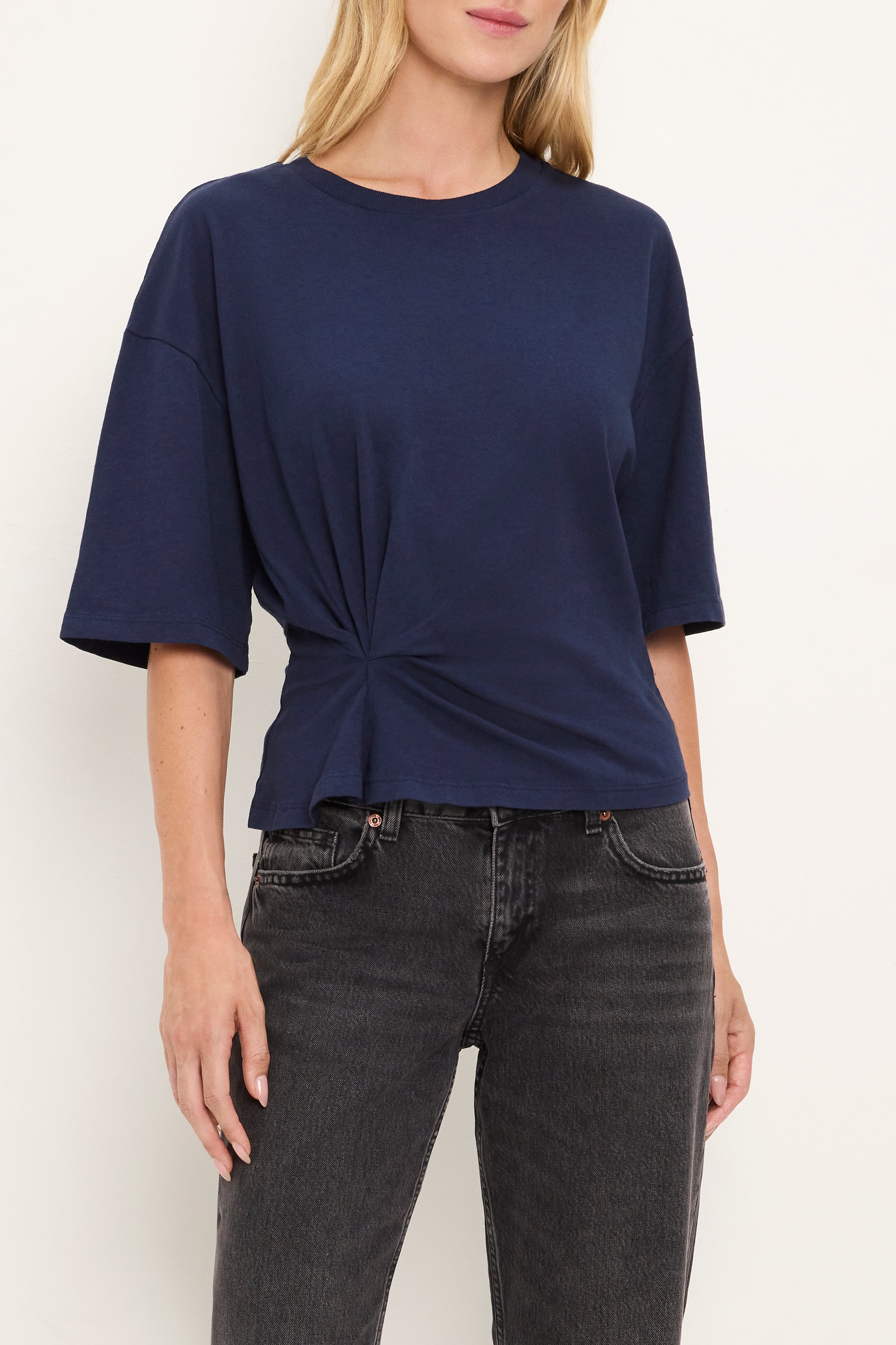 Zinnia Side Pleated Tee