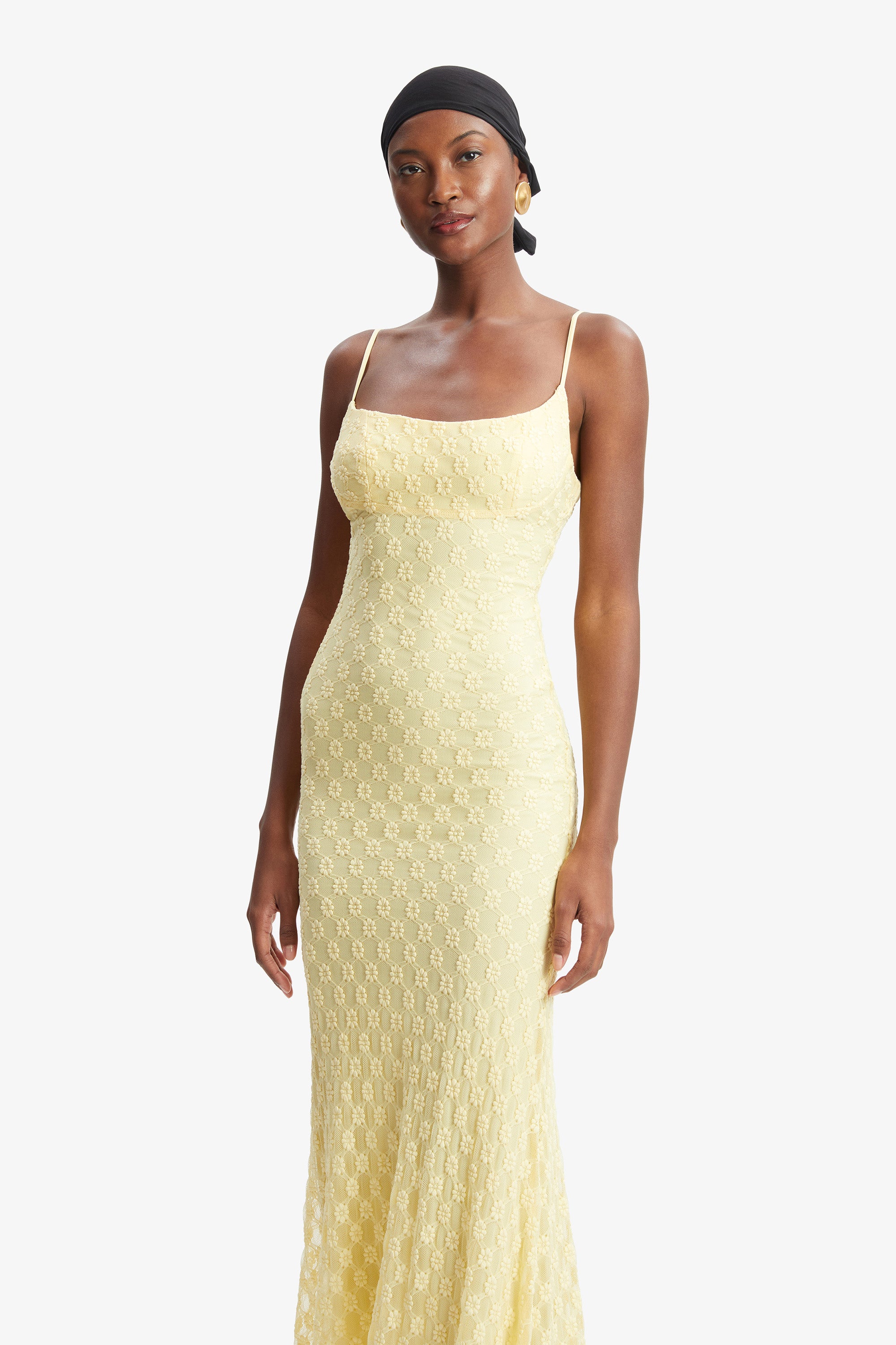 Adoni Mesh Midi Dress