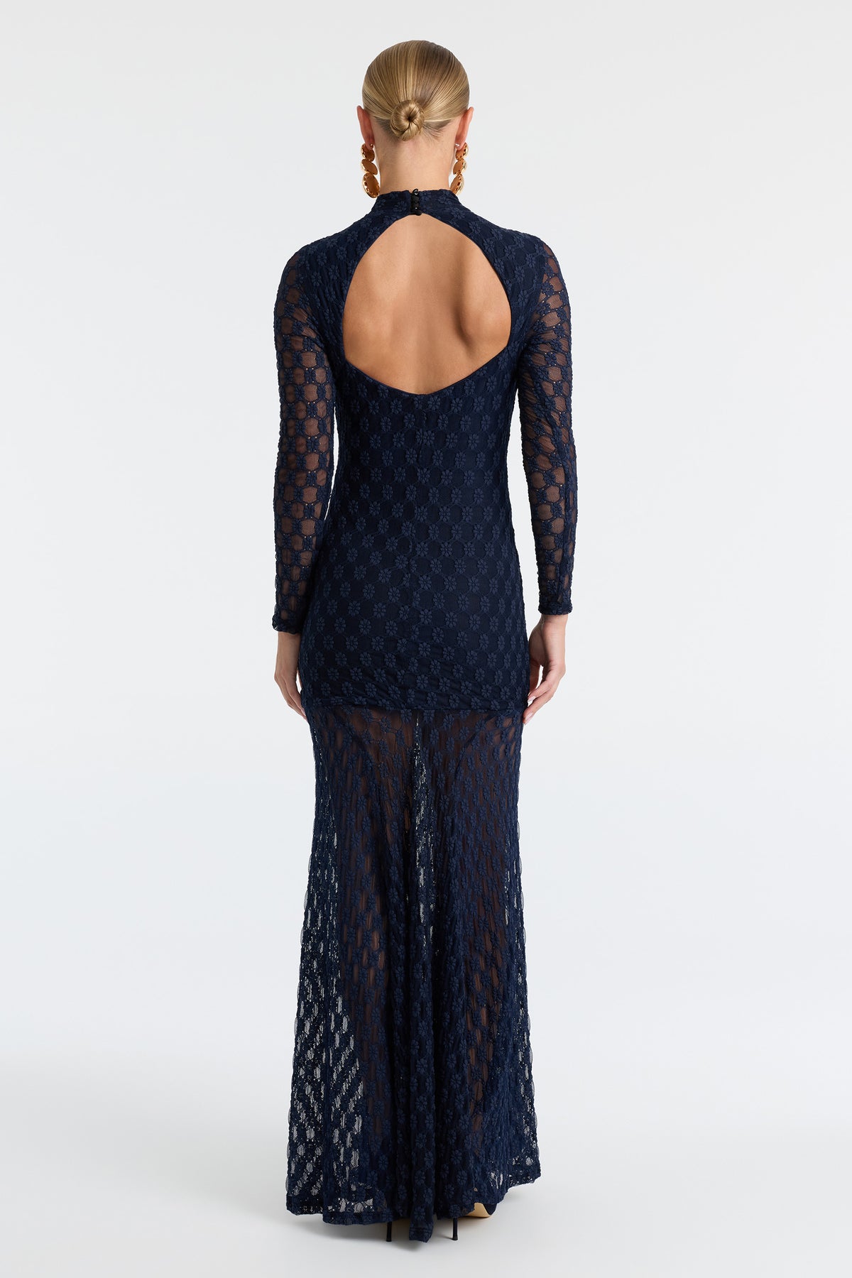 Ruvina Stretch Lace Maxi Dress