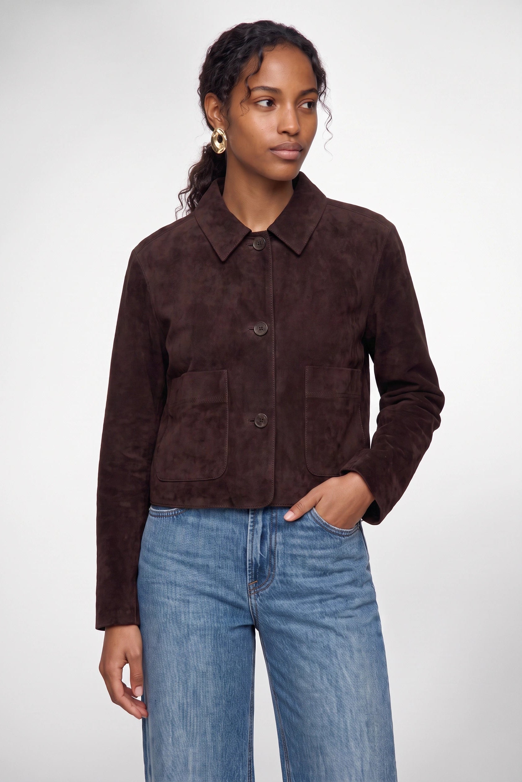 Sophie Suede Jacket