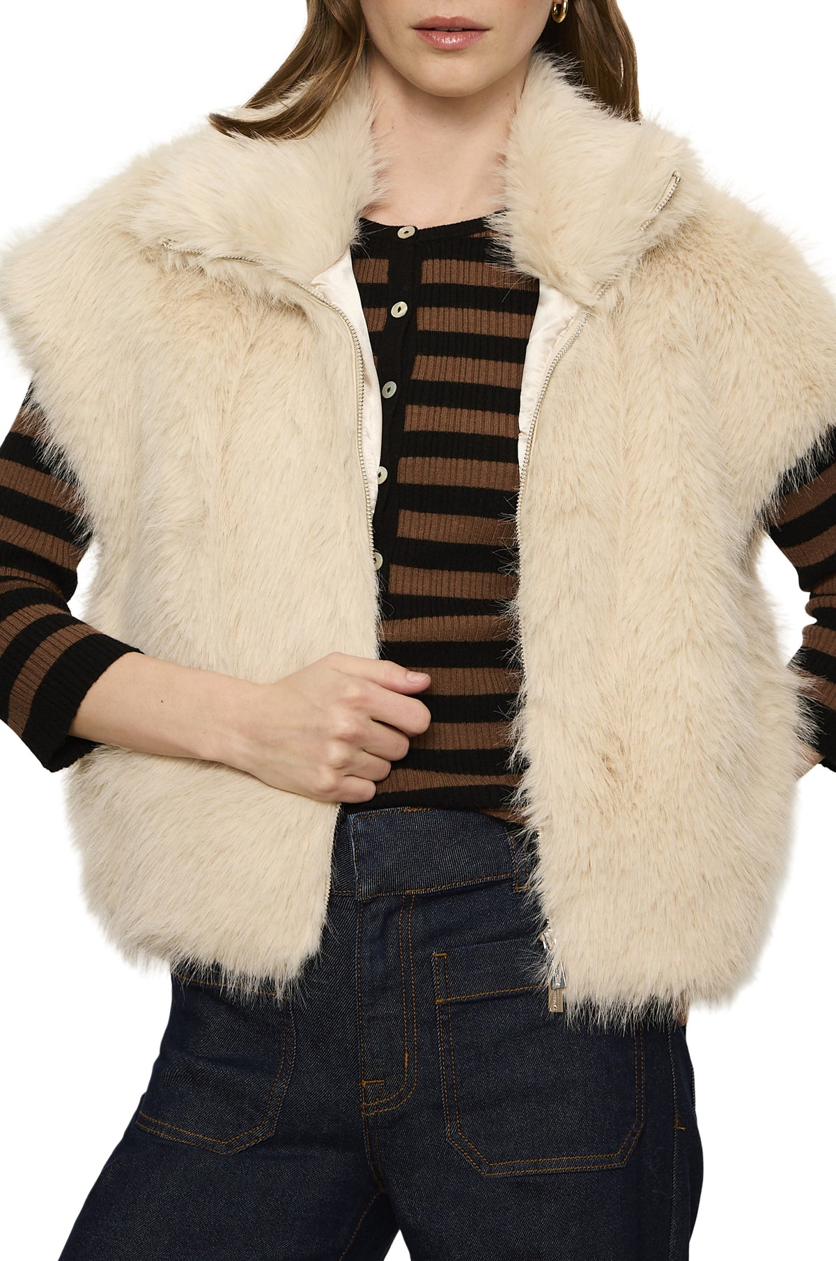 Silky Fur Vest