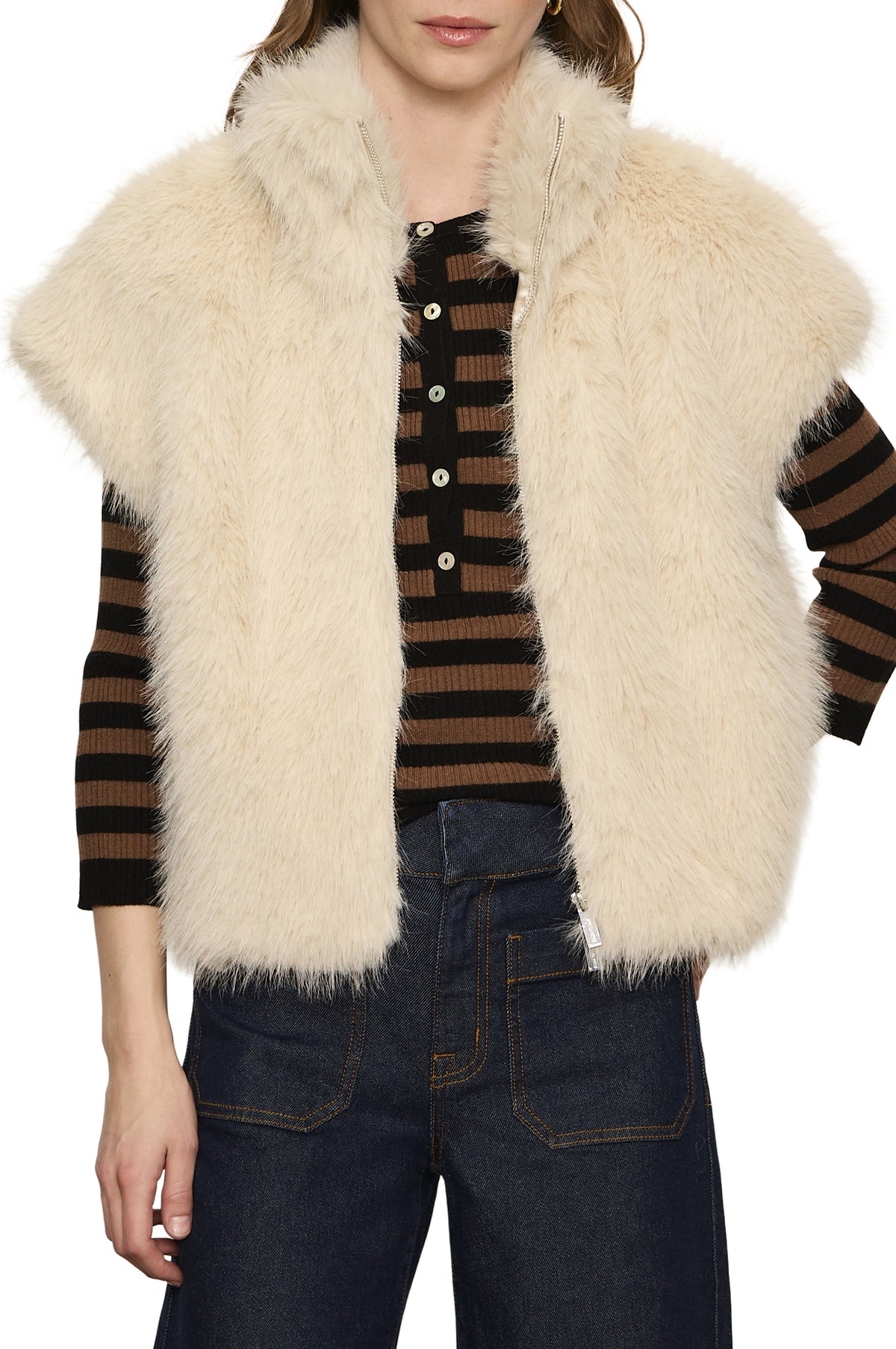 Silky Fur Vest