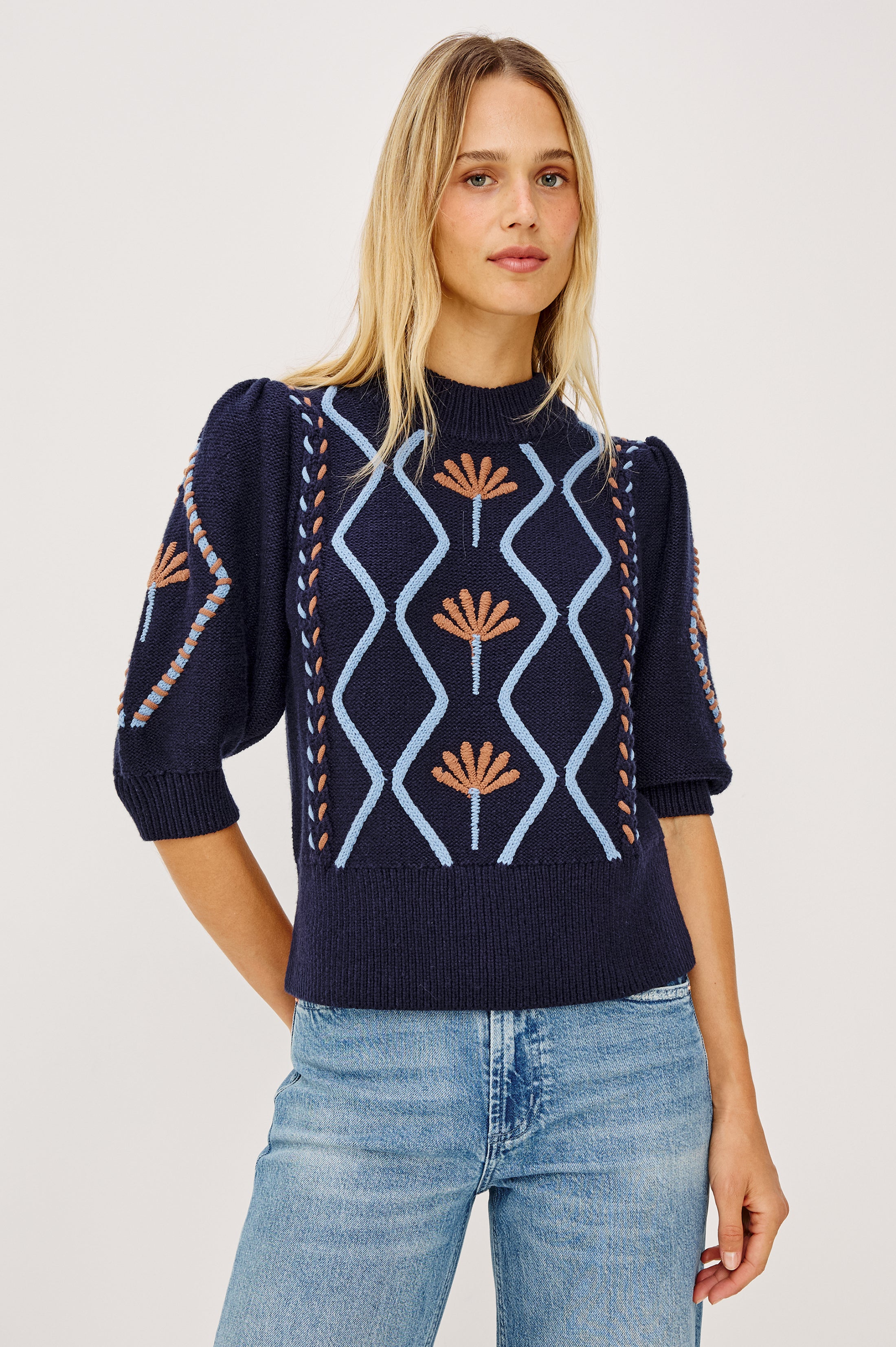 Addy Short Sleeve Sweater