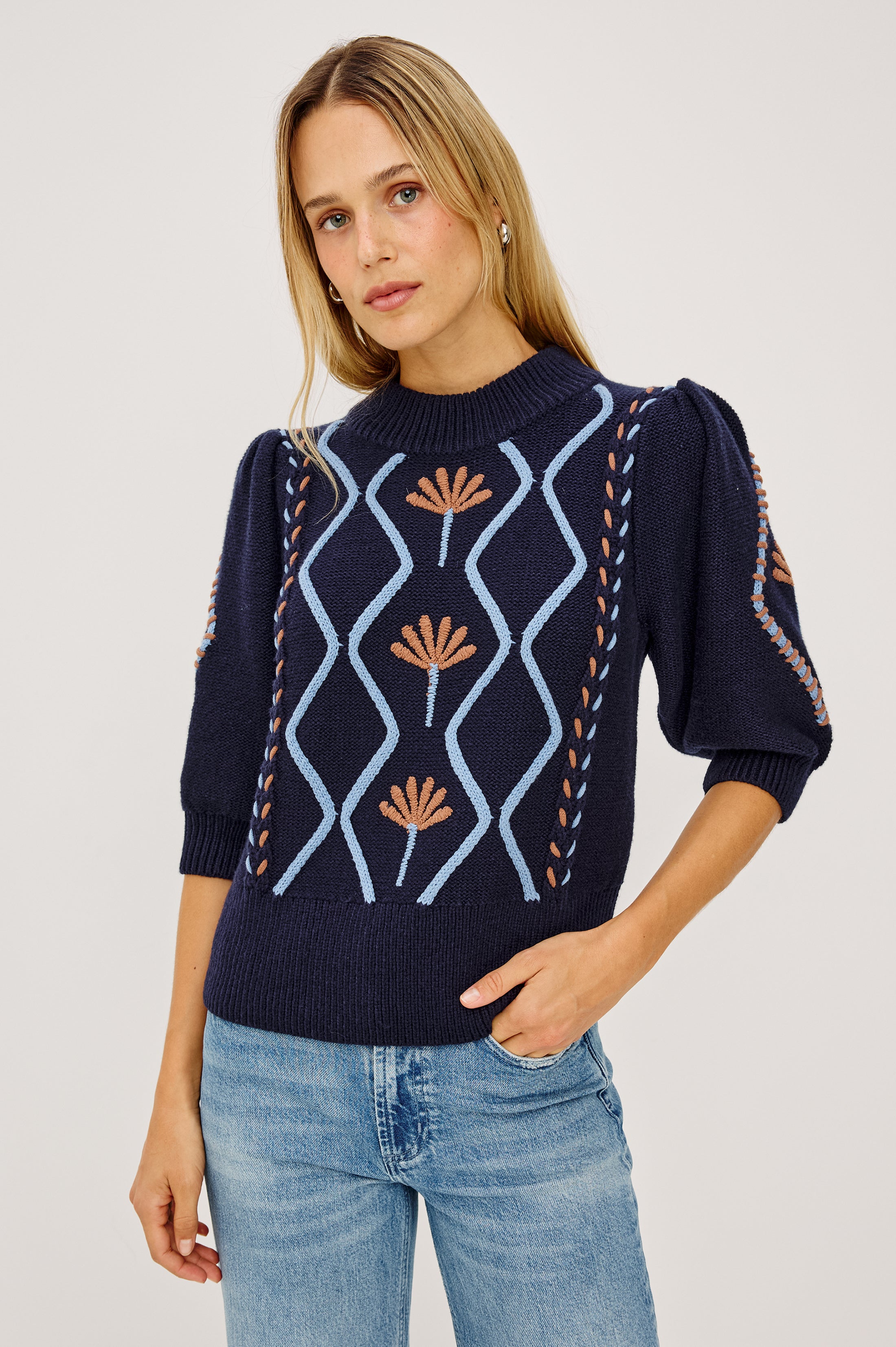 Addy Short Sleeve Sweater