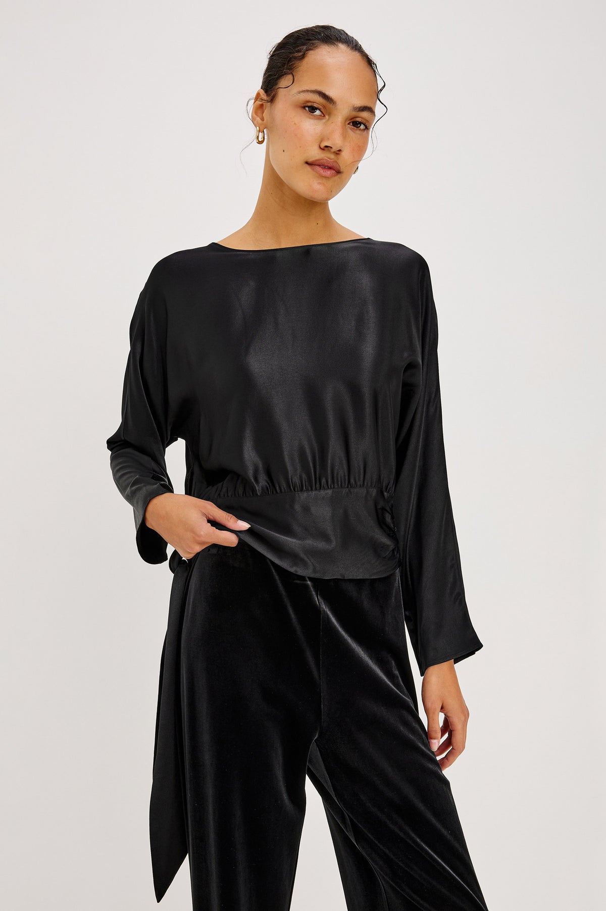 Opal Top In Black