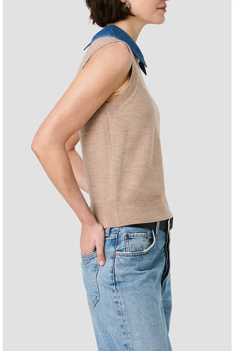 Babysoft Collared Knit Vest
