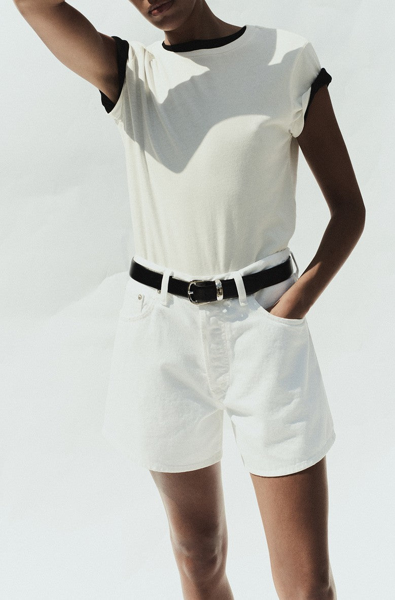 Leith Denim Short In Marshmellow