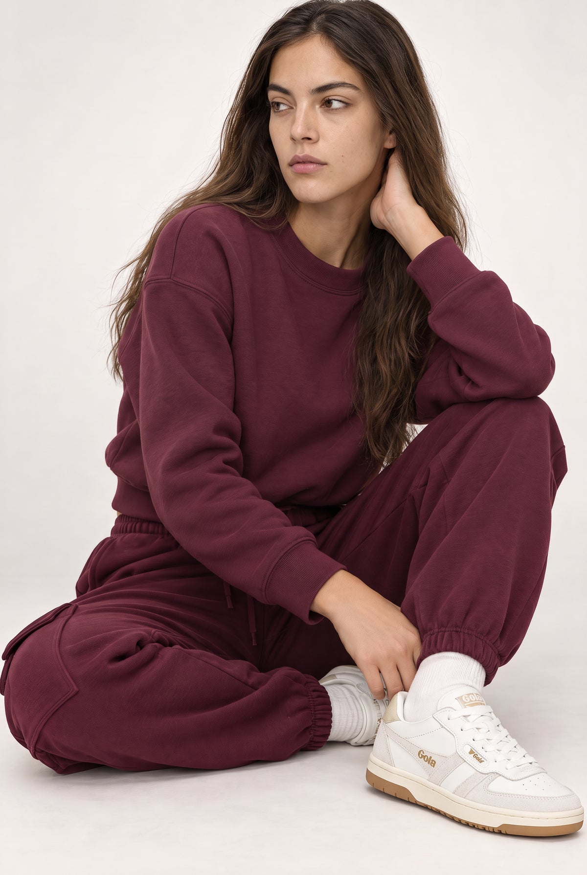 Scuba Crew Neck In Wine