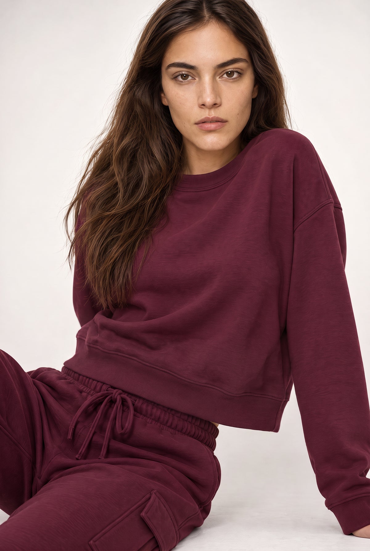 Scuba Crew Neck In Wine