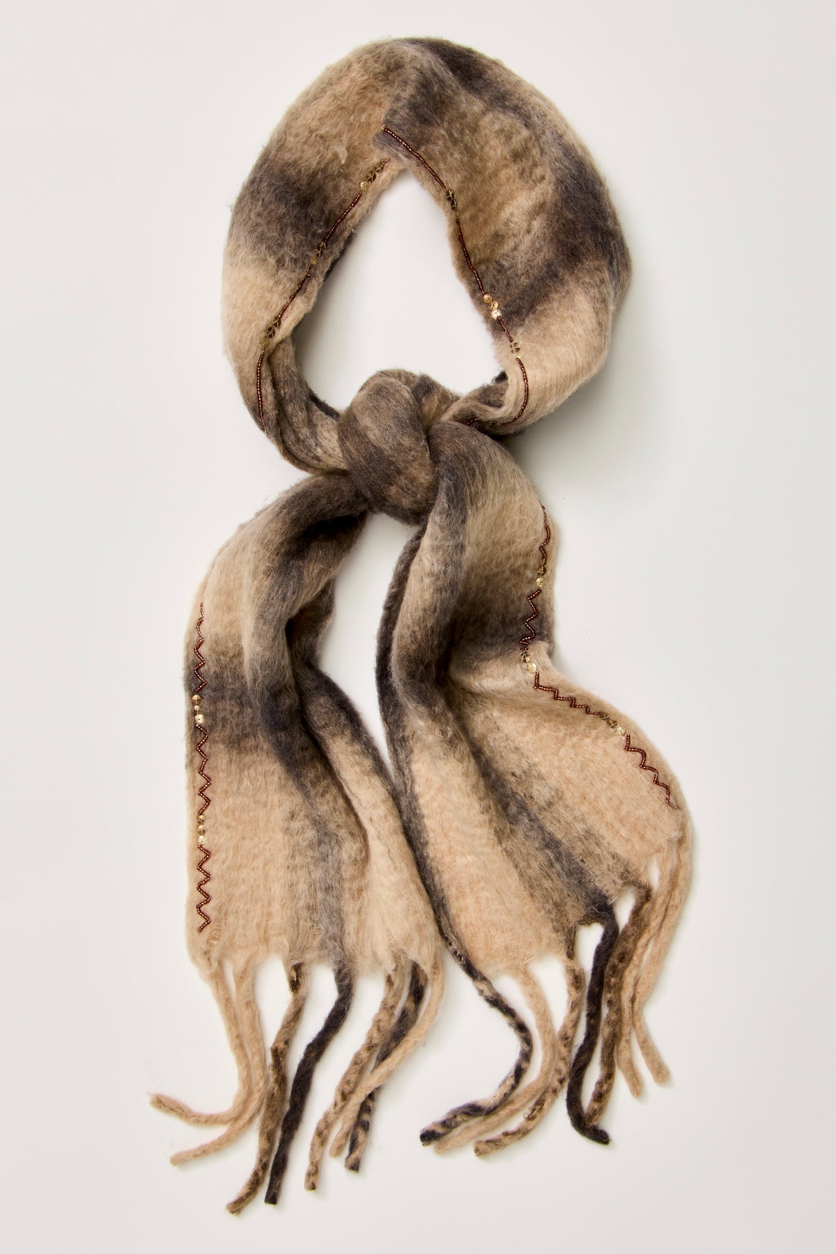 Highland Plaid Skinny Scarf
