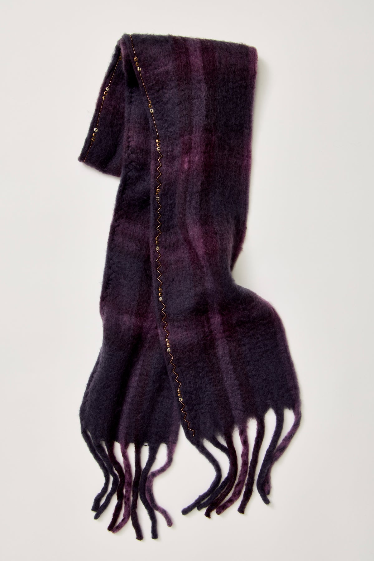 Highland Plaid Skinny Scarf