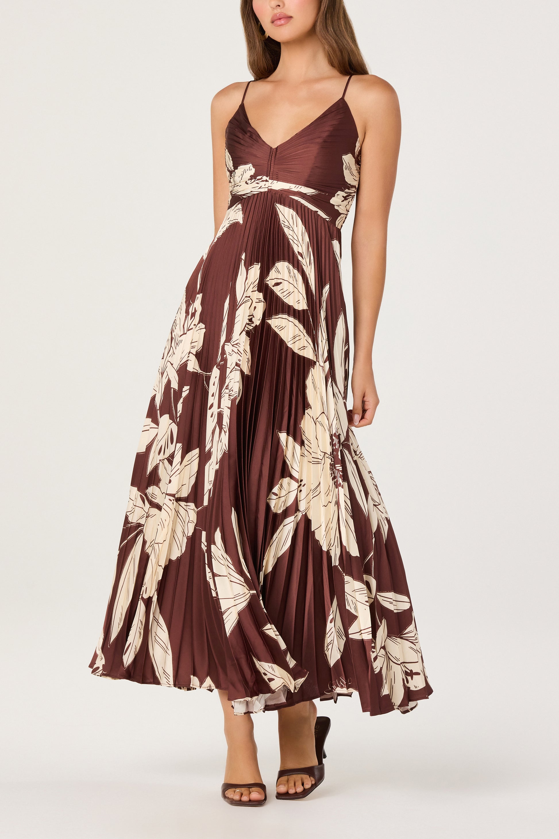 ASTR the Label Clea Dress in Brown