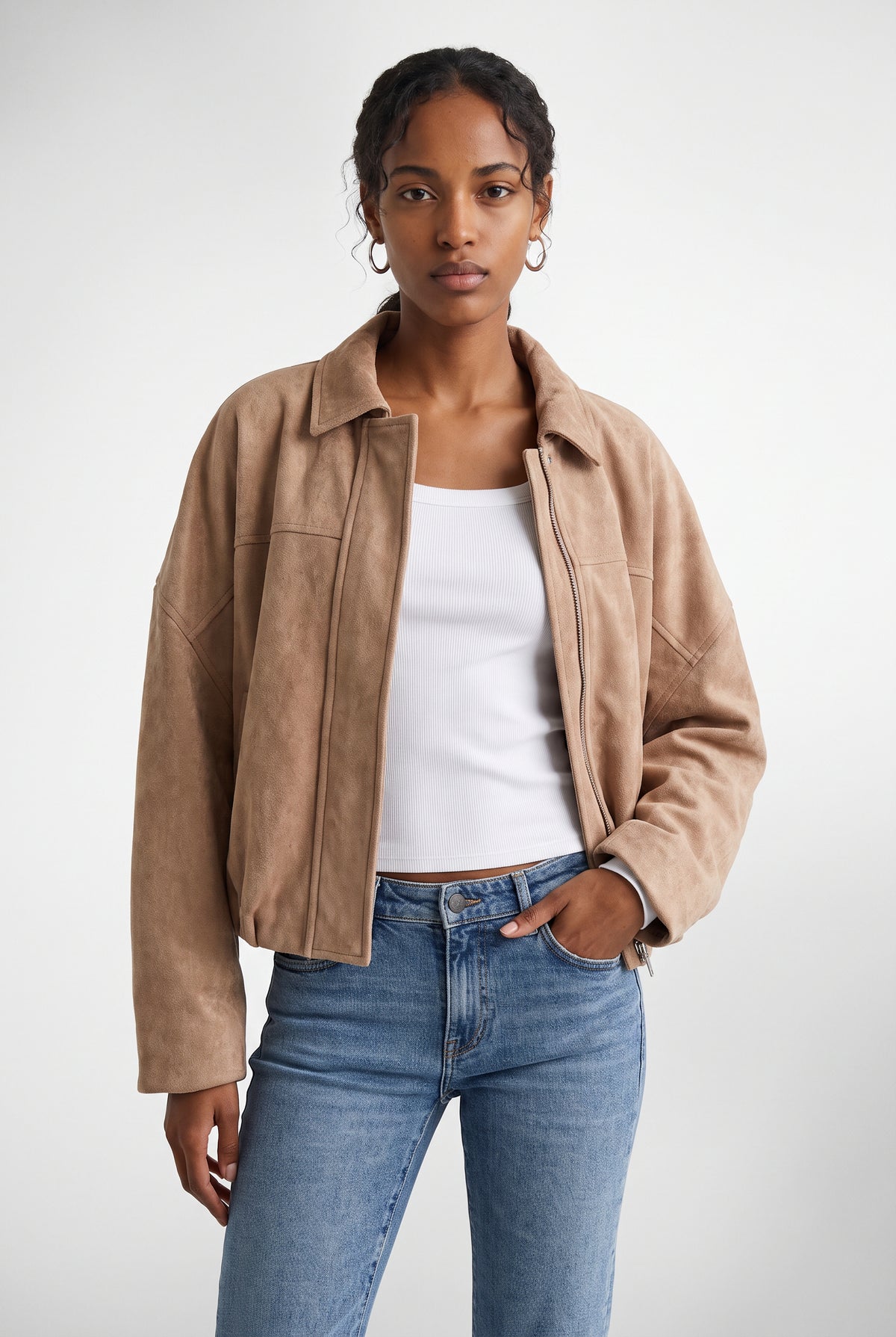 Sammi Bubble Suede Jacket