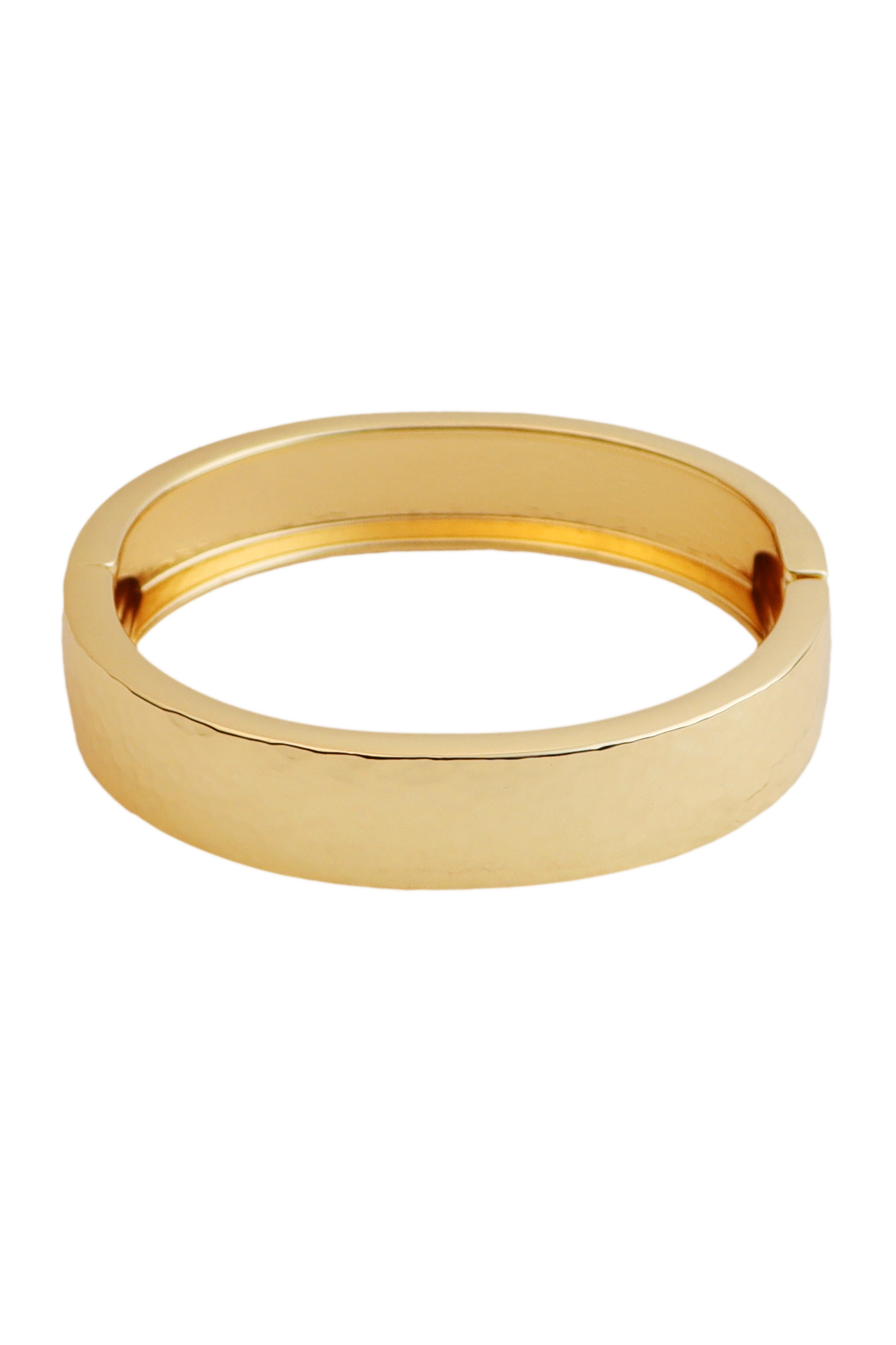 2.5 In Bracelet Hammer Metal Gold Hinge