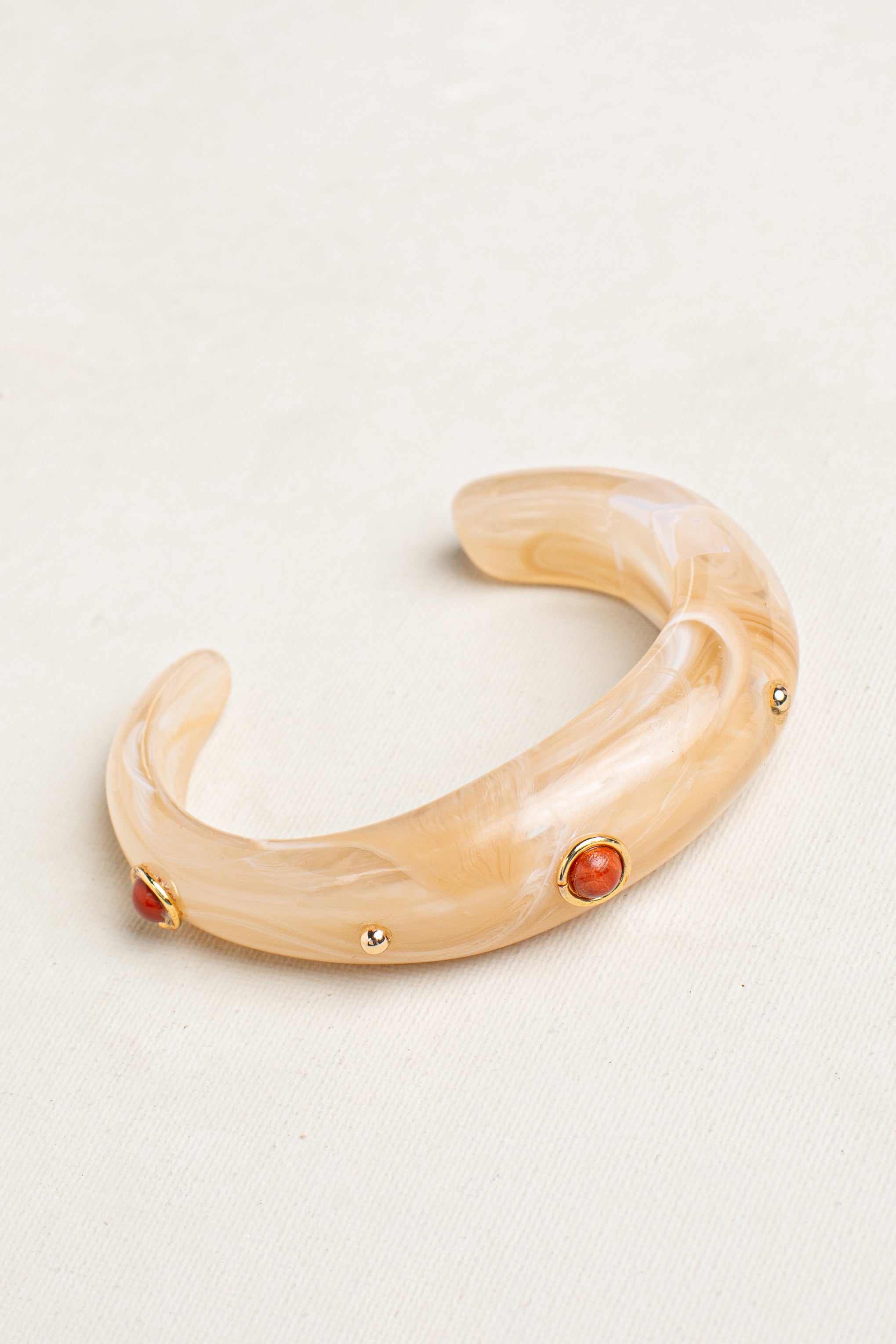 Acetate Cuff - Cream