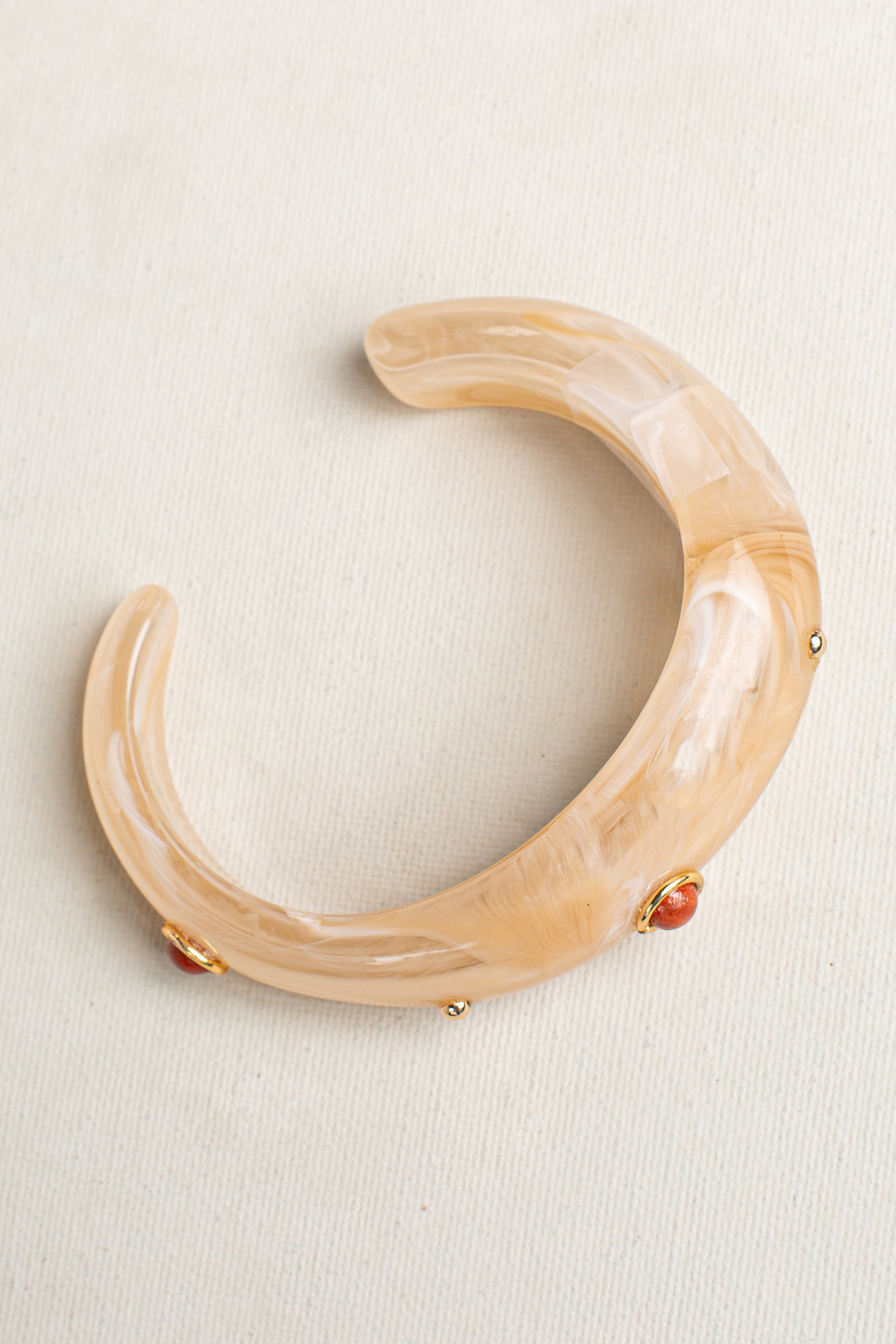 Acetate Cuff - Cream