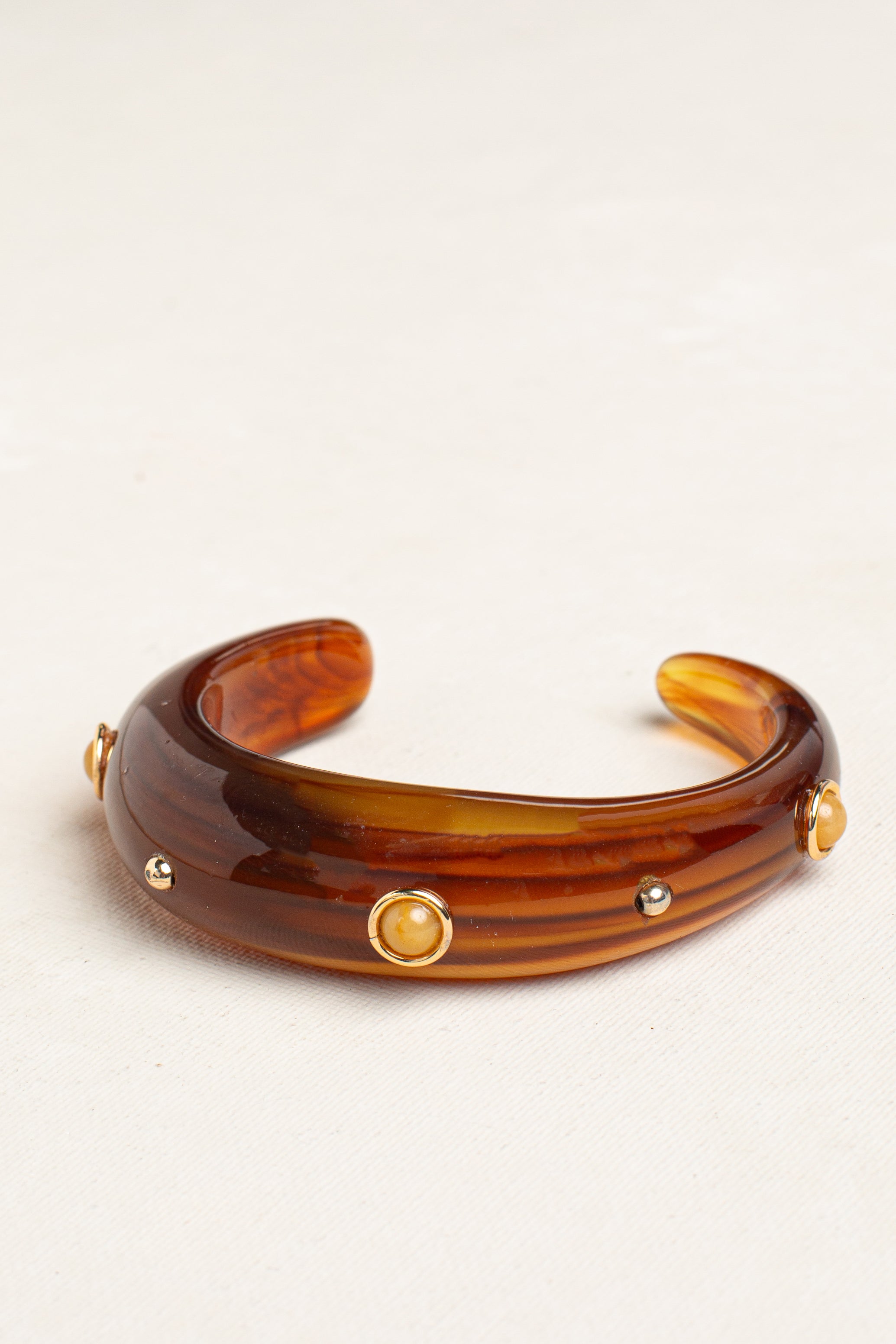 Acetate Cuff - Brown