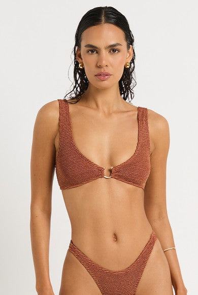 Ginger Lurex Maven Crop