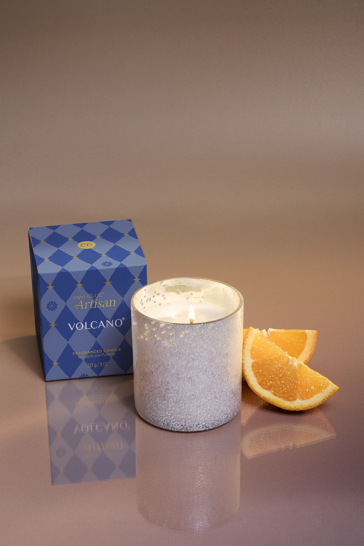 Volcano 8 Oz Boxed Candle In Winter Bazaar