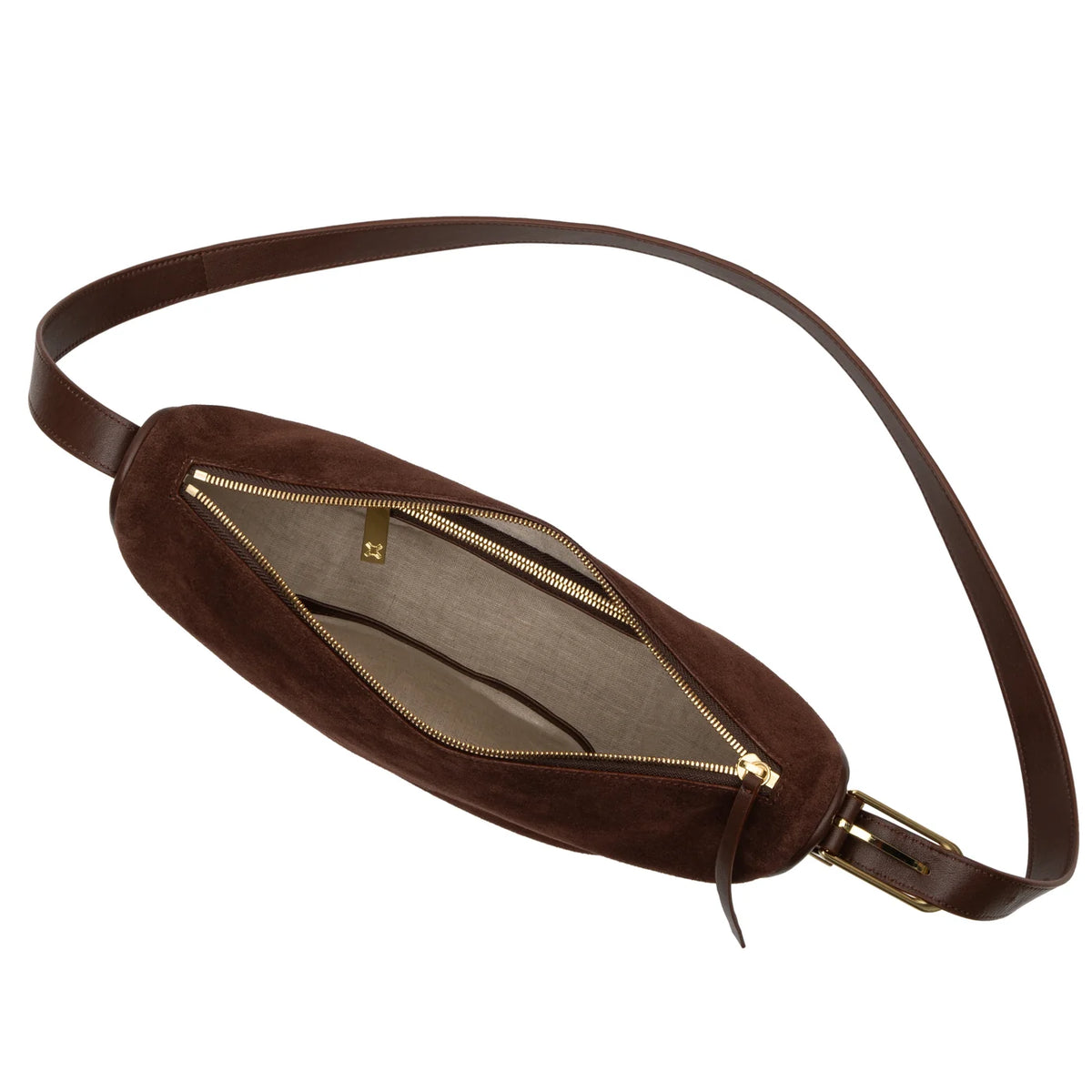 The Osimo Bag In Cocoa Suede