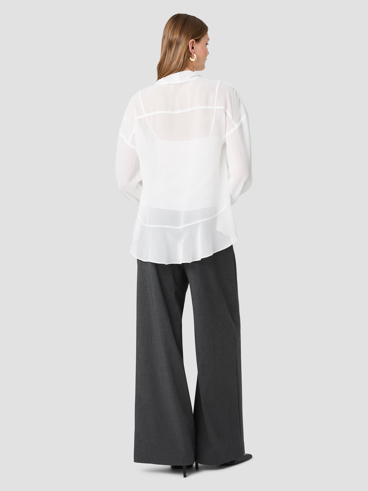Marina Long Sleeve Scarf Top