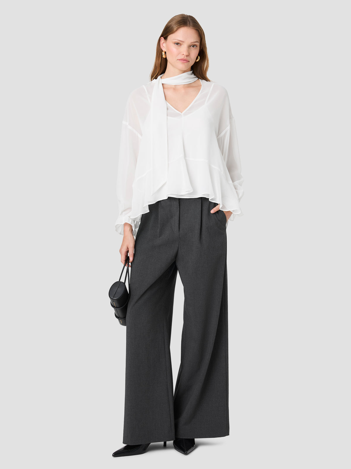 Marina Long Sleeve Scarf Top