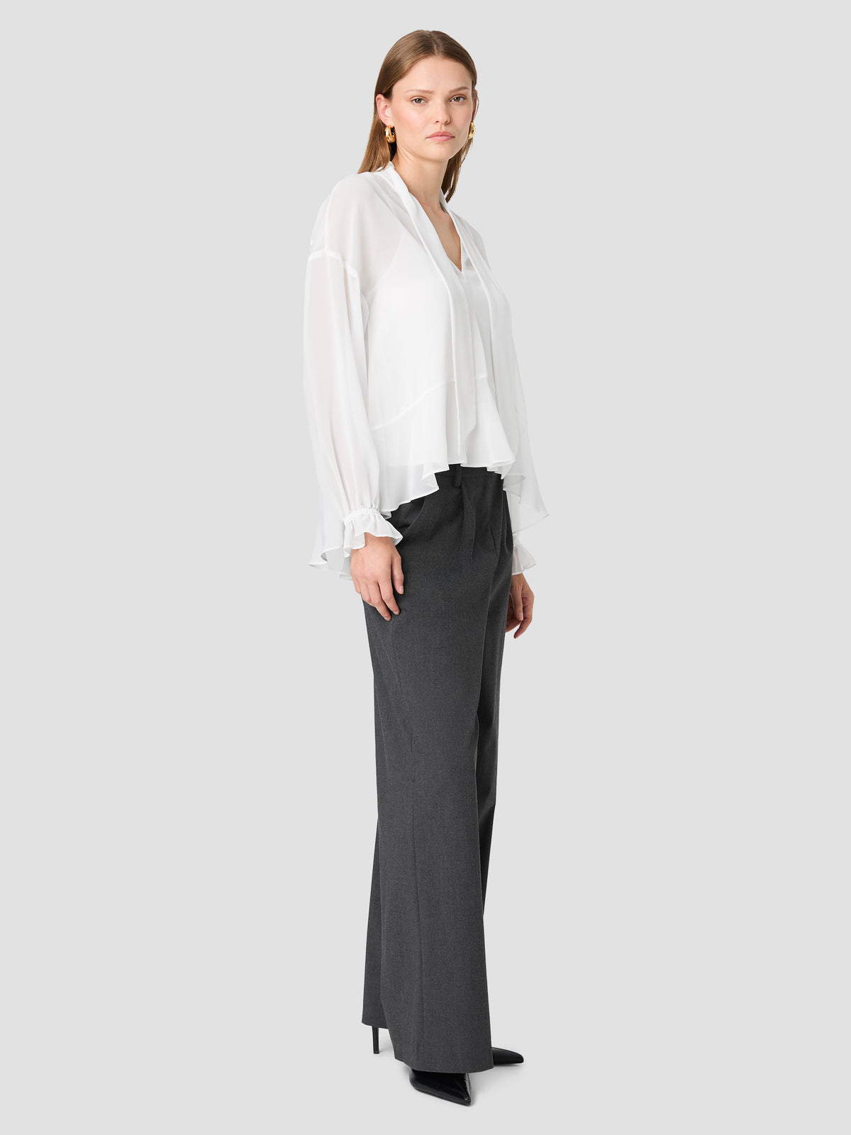Marina Long Sleeve Scarf Top