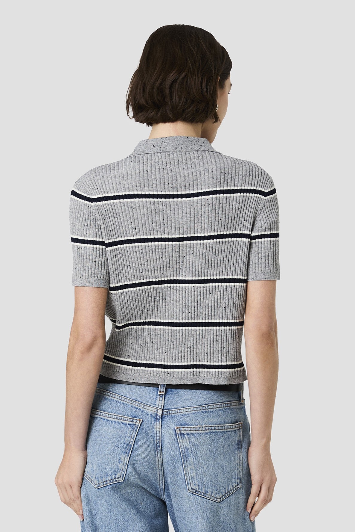 Mason Knit Varsitystripe Polo
