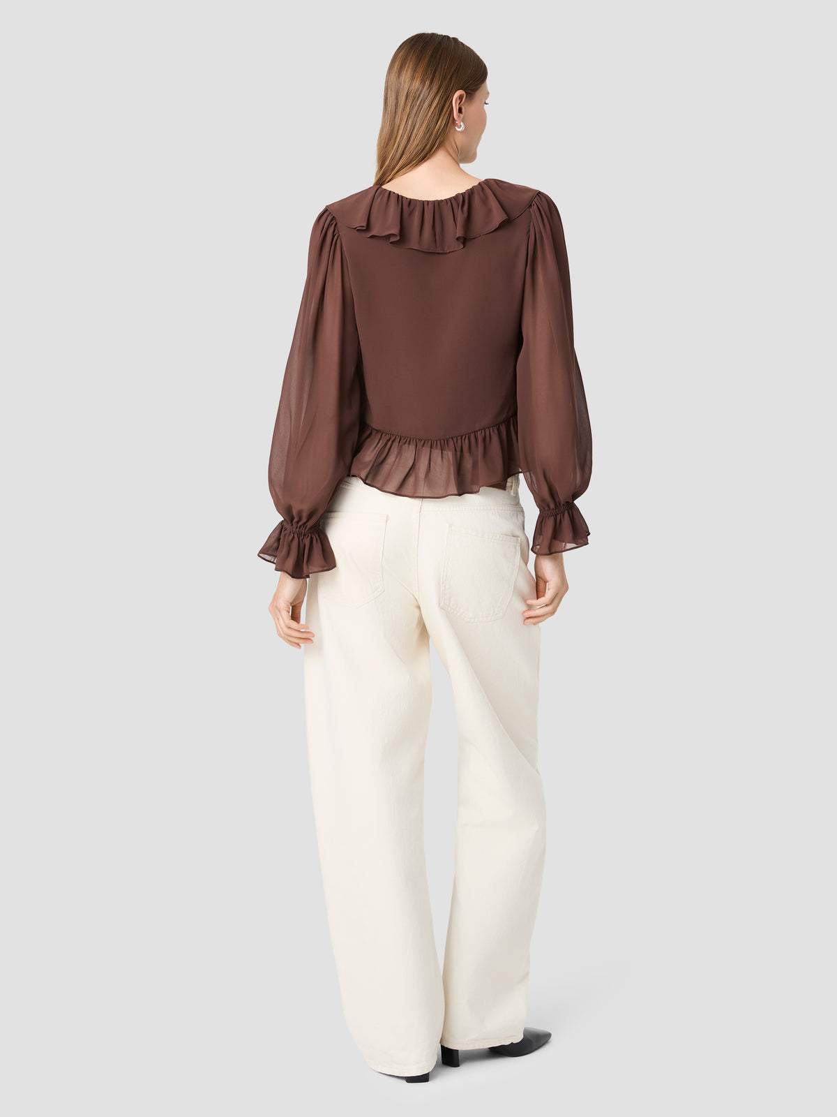Marina Long Sleeve Front Tieblouse