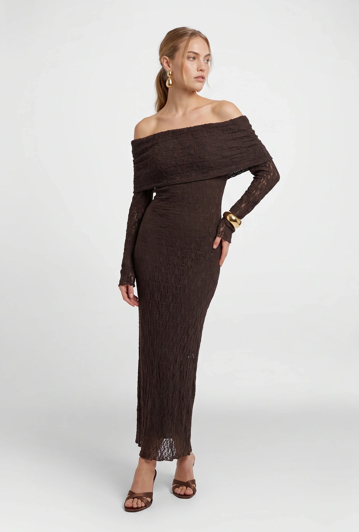 Shaina Off The Shoulder Maxi Dress