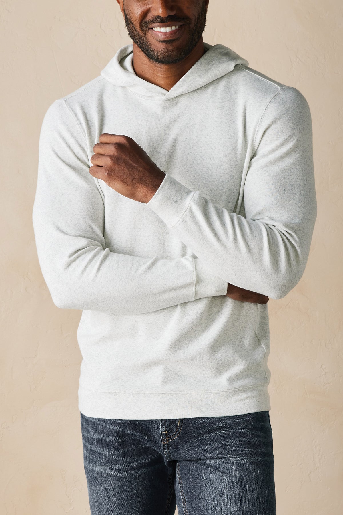 Purmeso Essential Hoodie In Stone