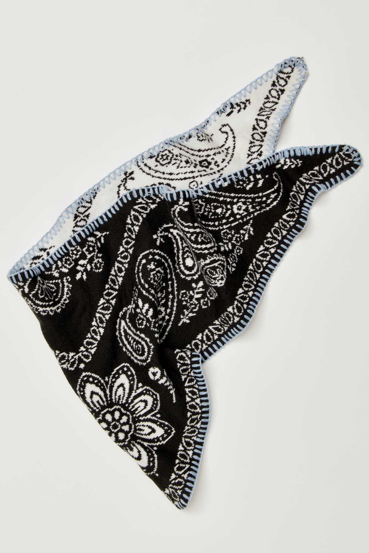 Carmen Knitted Triangle Scarf