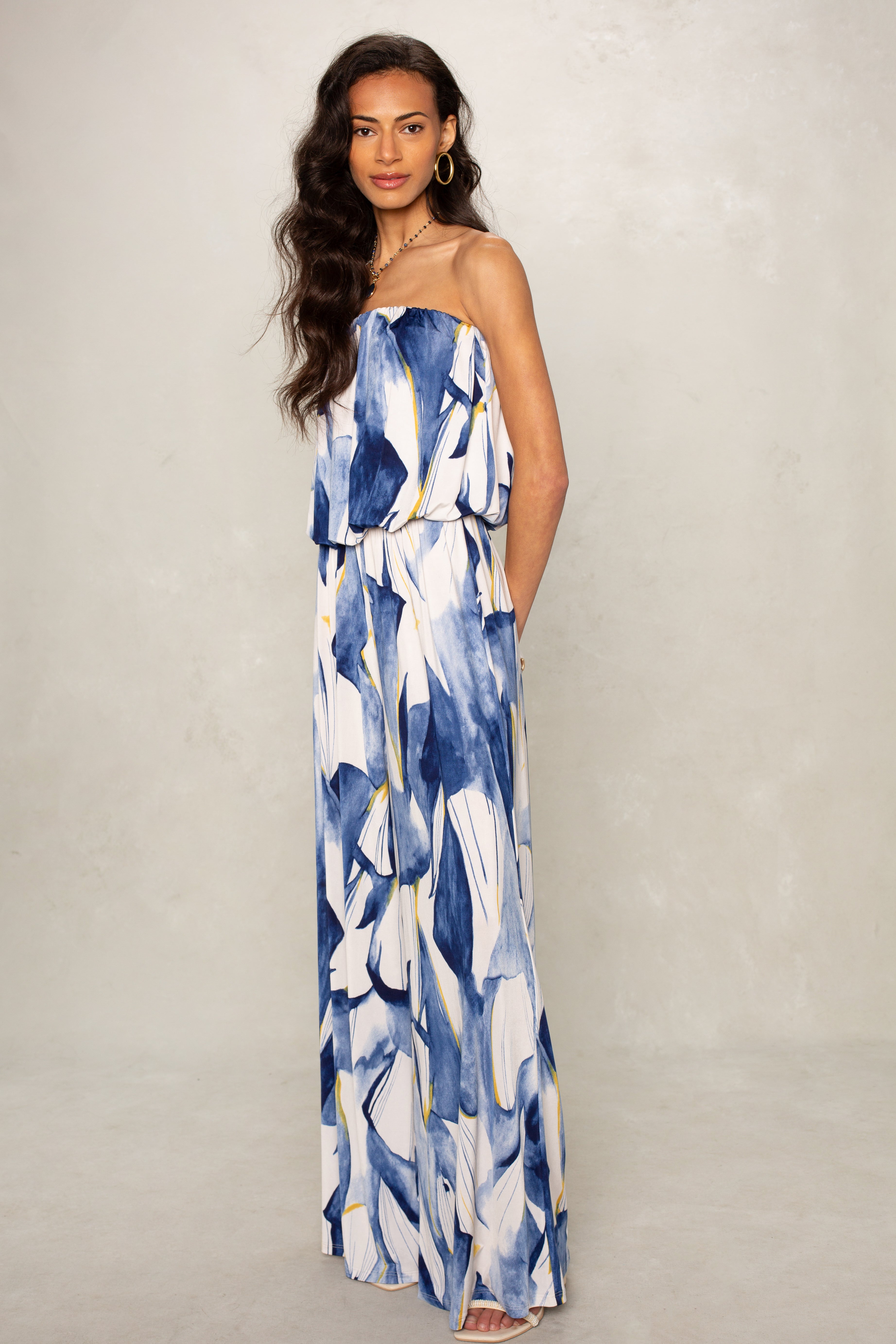 sorbae floral maxi dress ASTR the Label | Sorbae Ruffle Maxi Dress in Green