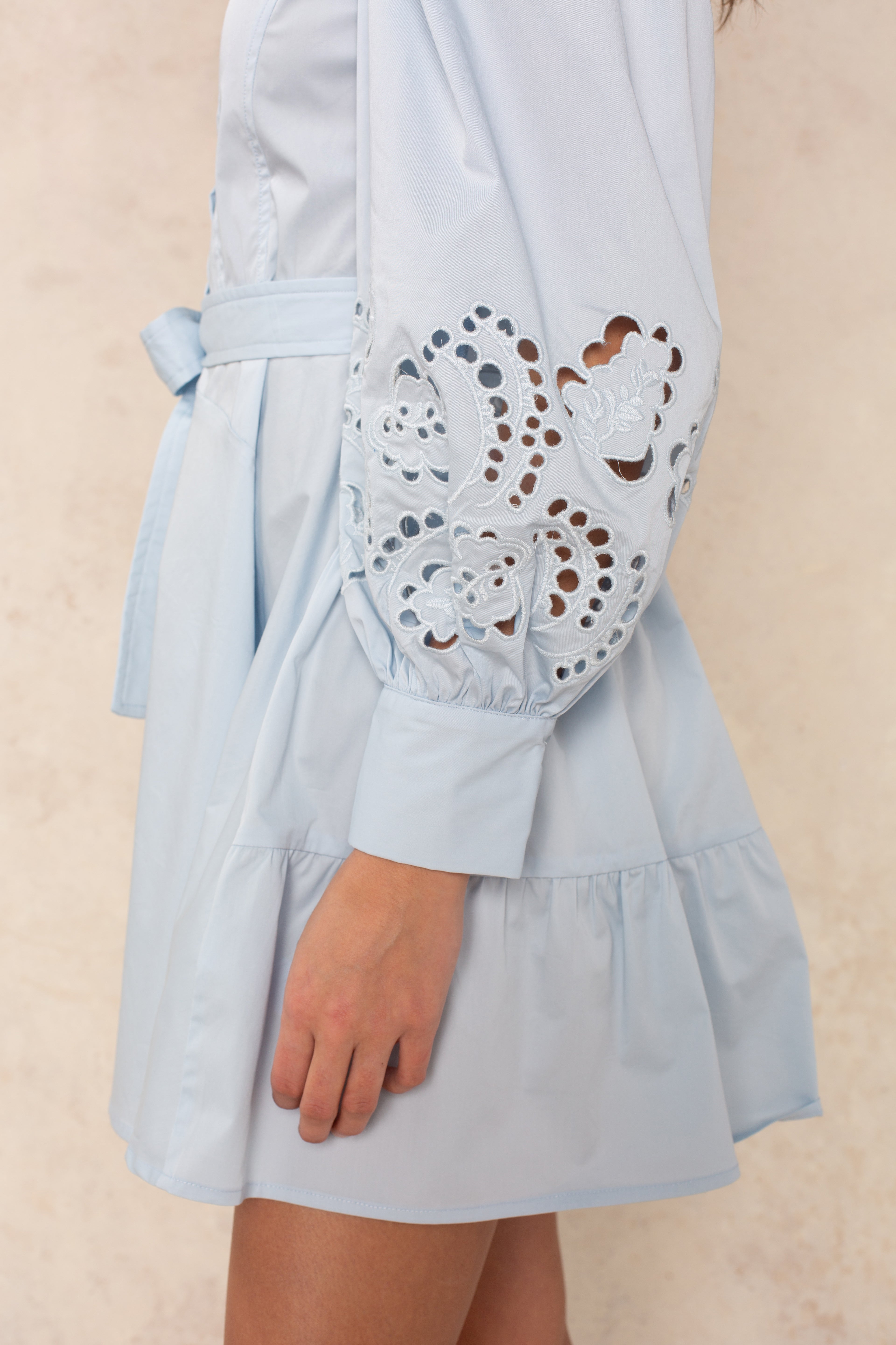 Madison Long Sleeve Mini Shirtdress