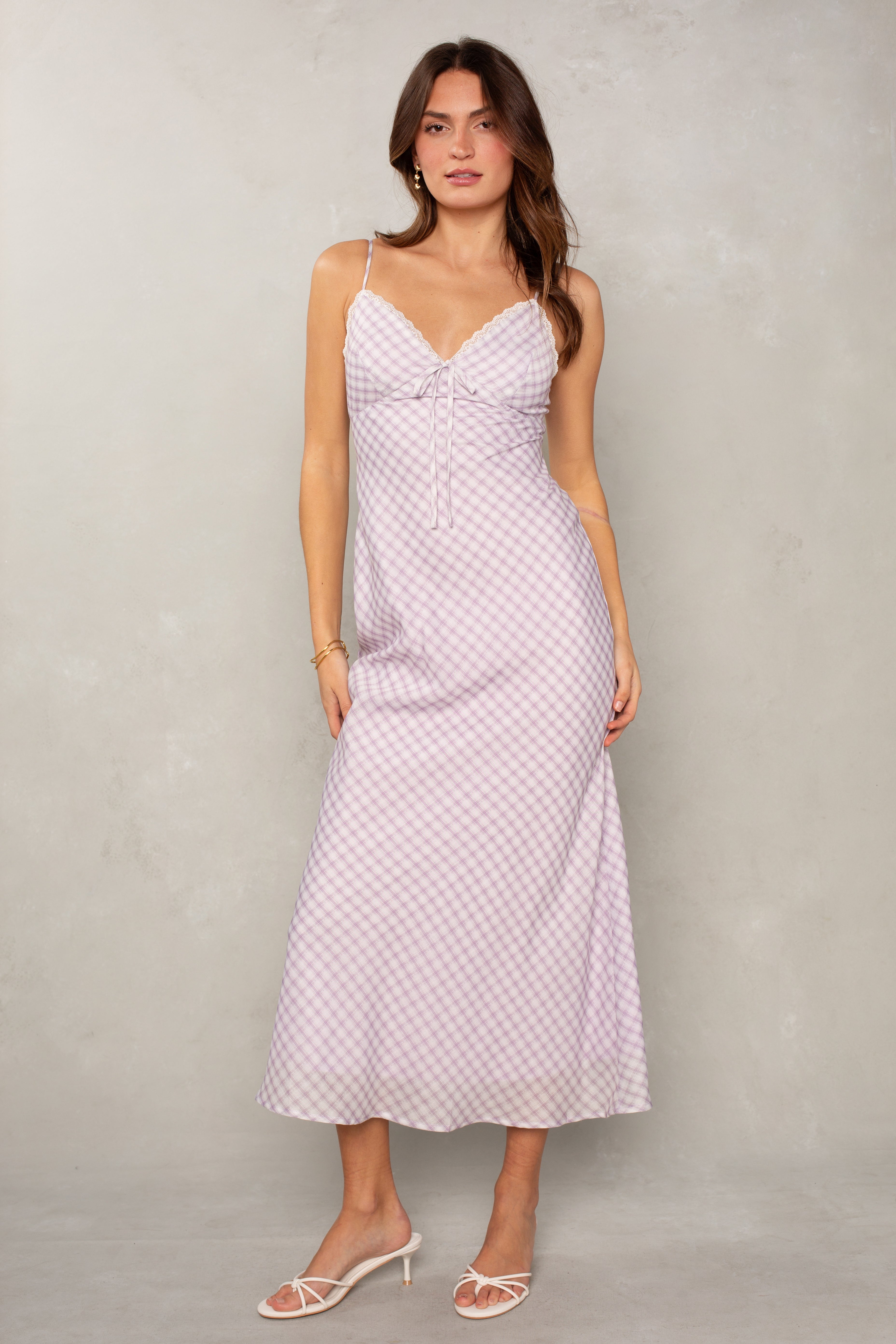 Selena Lace Slip Maxi Dress