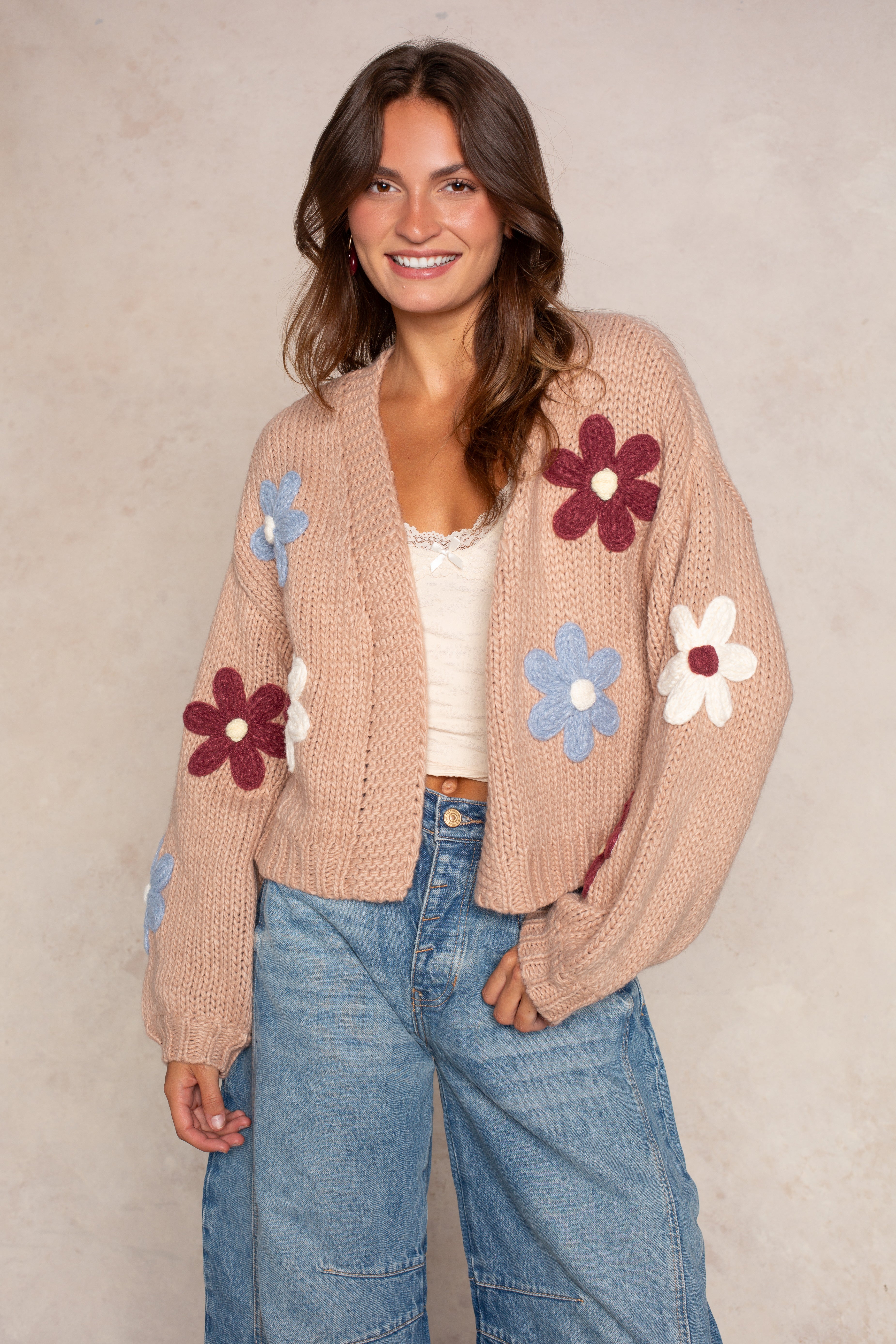 Farrah Flower Cardi