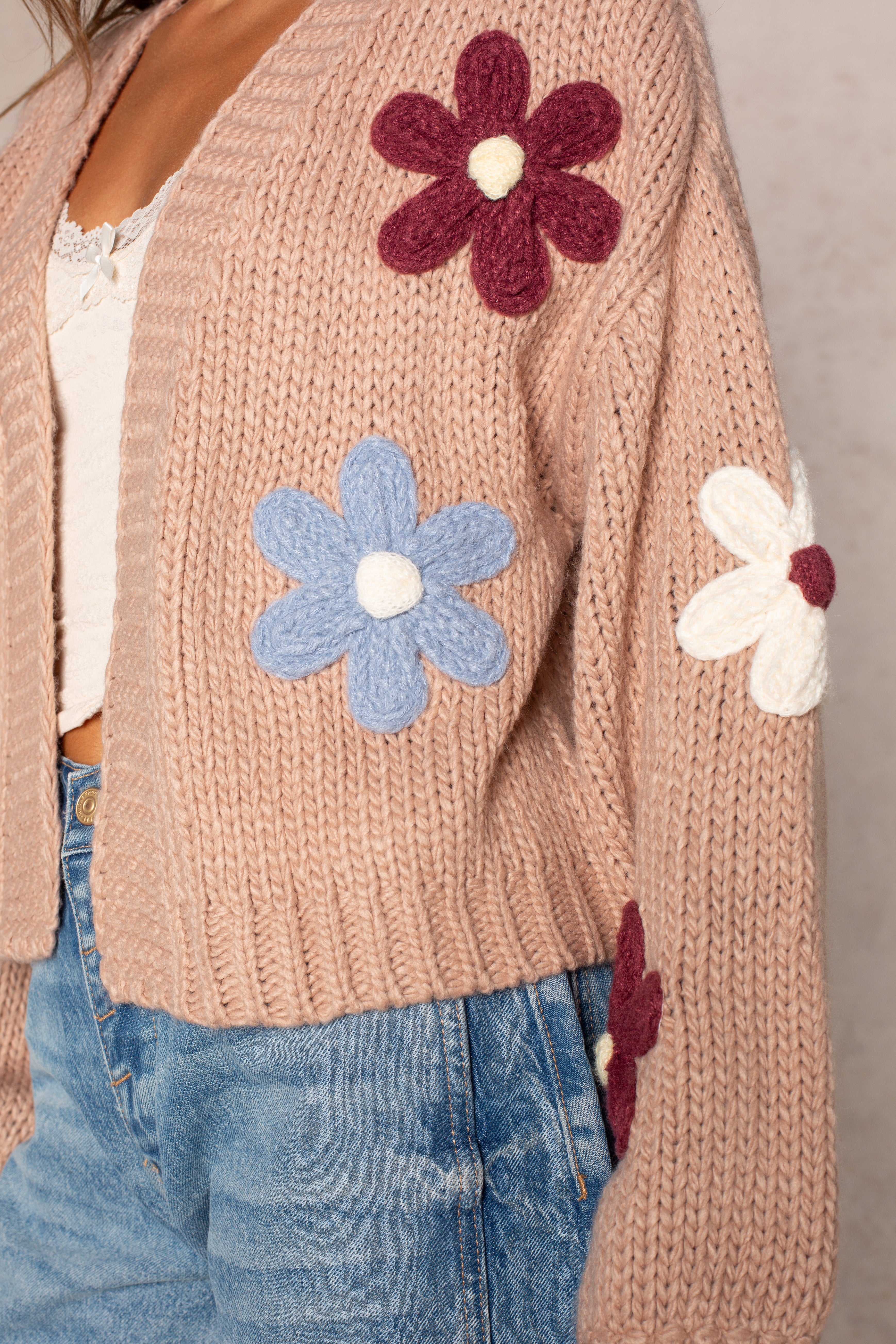 Farrah Flower Cardi
