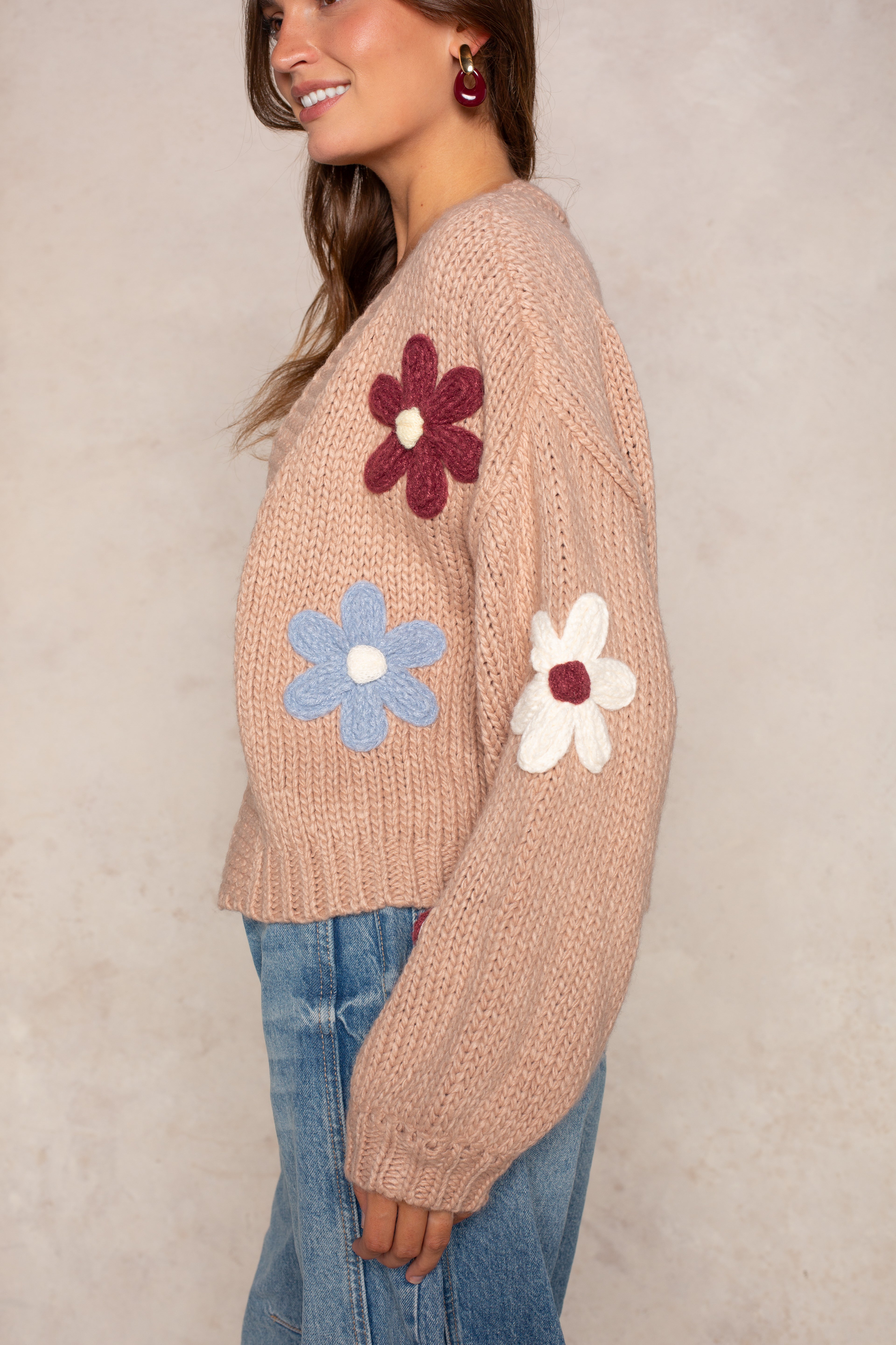 Farrah Flower Cardi