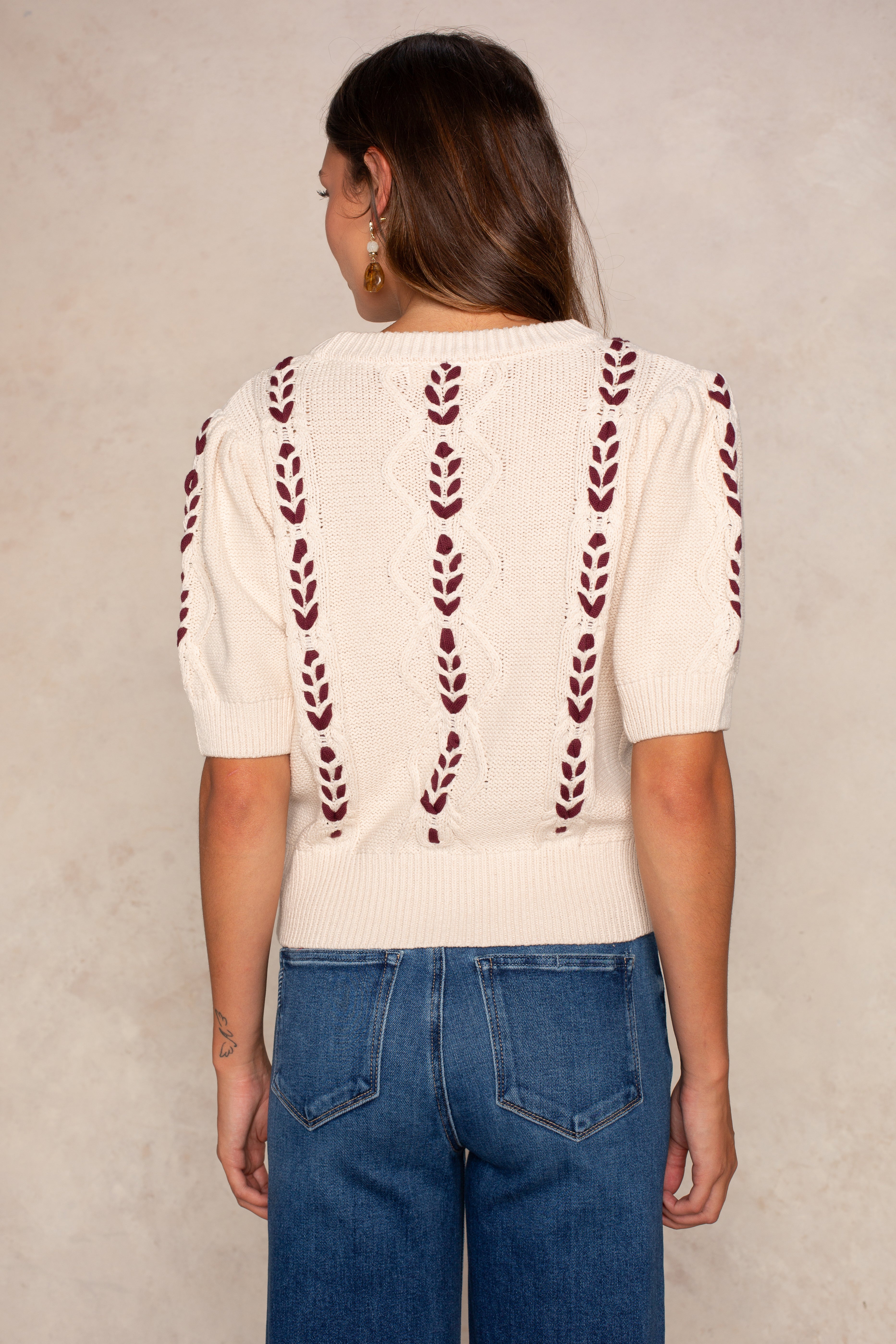 Eloise Braided Front Sweater