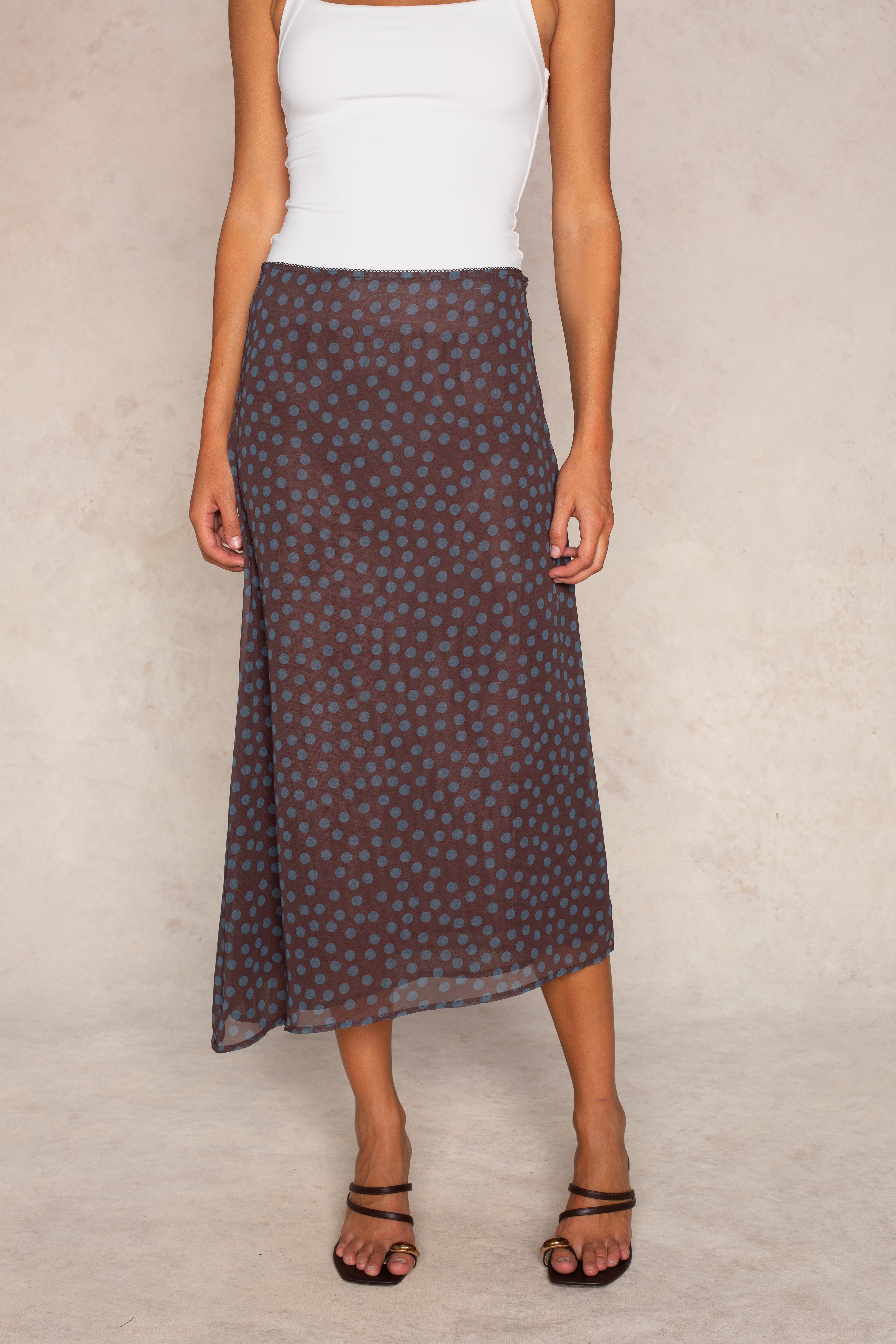 Millie Asymm Midi Skirt